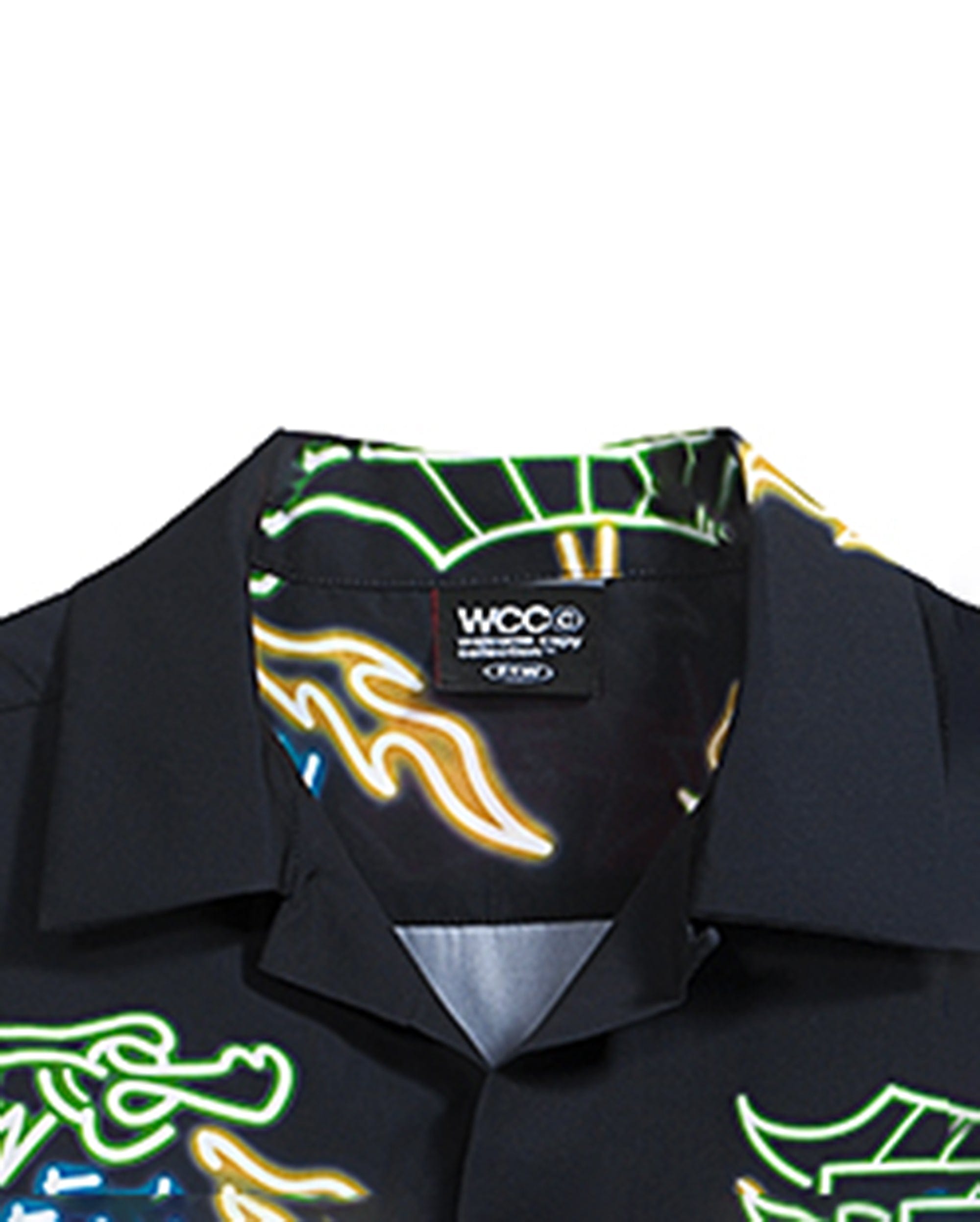 WCC Neon Chinatown Half-Shirt, premium urban and streetwear designers apparel on PROJECTISR.com, WCC