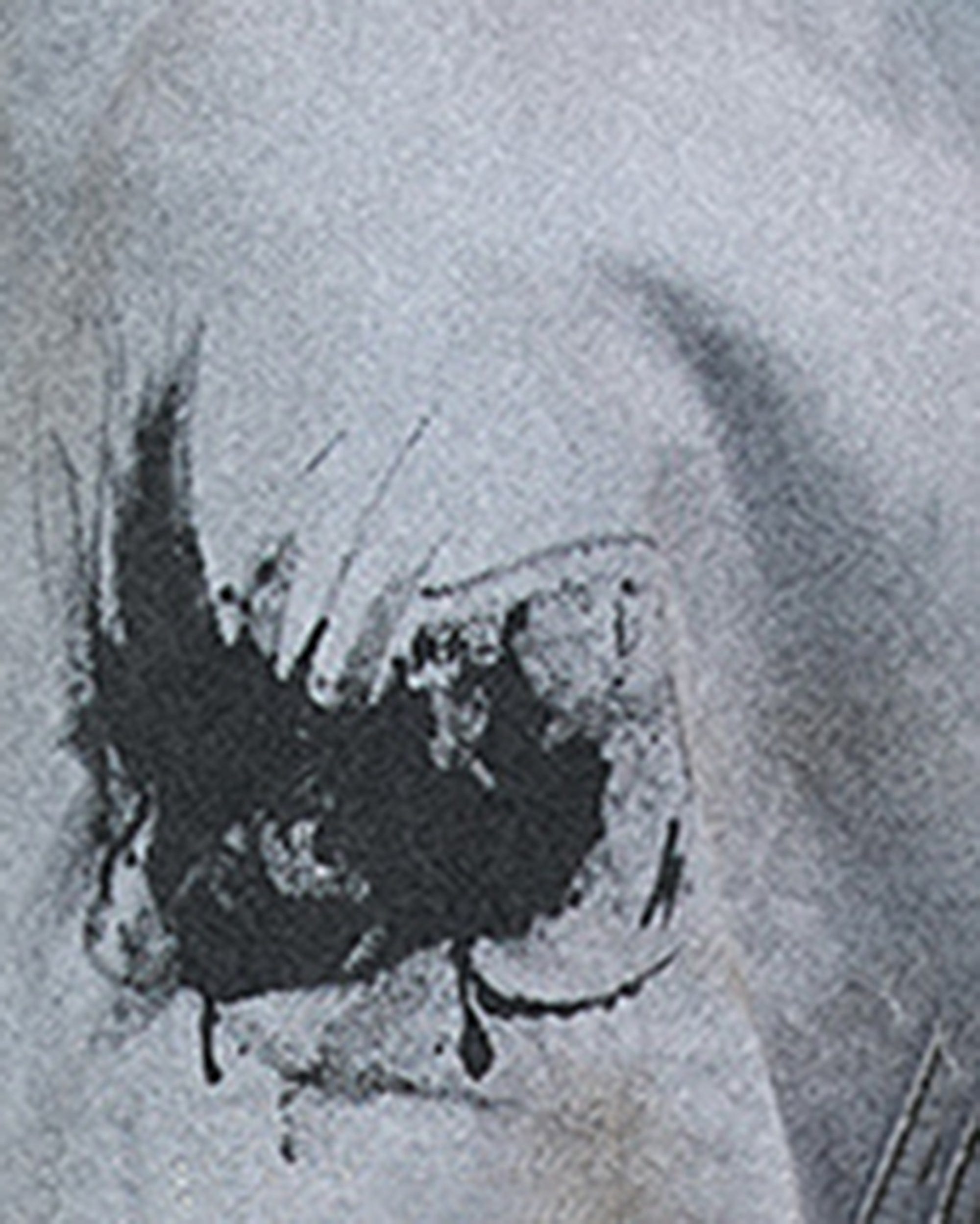 STEEPC Distressed Spliced Wide-Leg Pant, premium urban and streetwear designers apparel on PROJECTISR.com, STEEPC