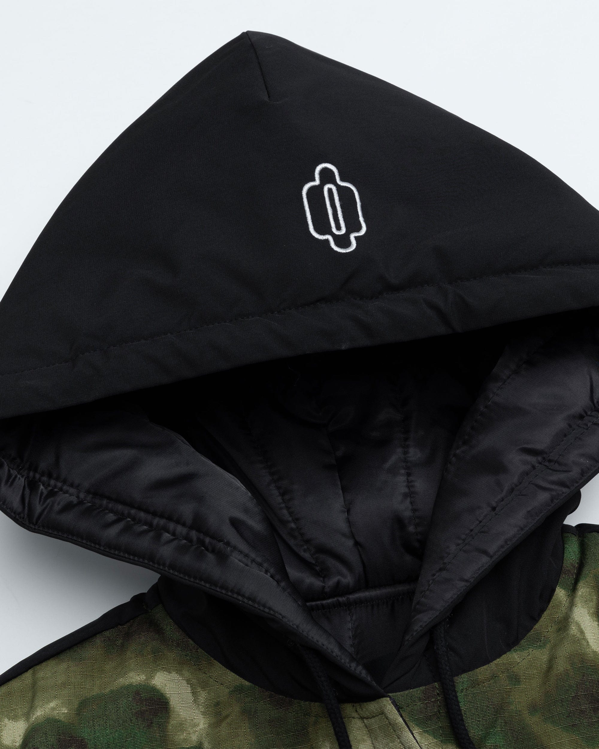 OVDY Tie-Dye Camo Hooded Puffer Jacket, premium urban and streetwear designers apparel on PROJECTISR.com, OVDY