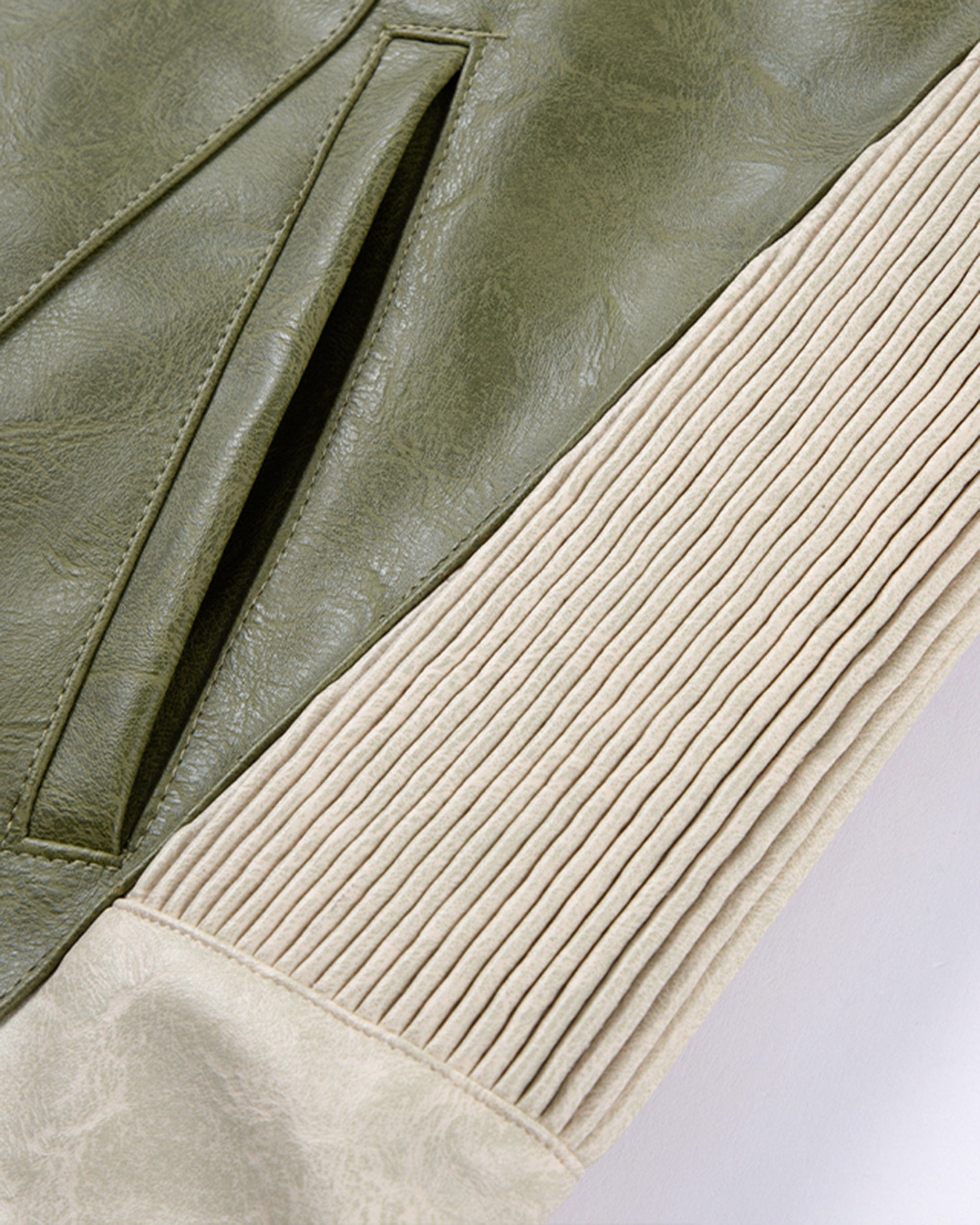 F2CE Modern Deconstructed Faux Leather Biker Jacket, premium urban and streetwear designers apparel on PROJECTISR.com, F2CE
