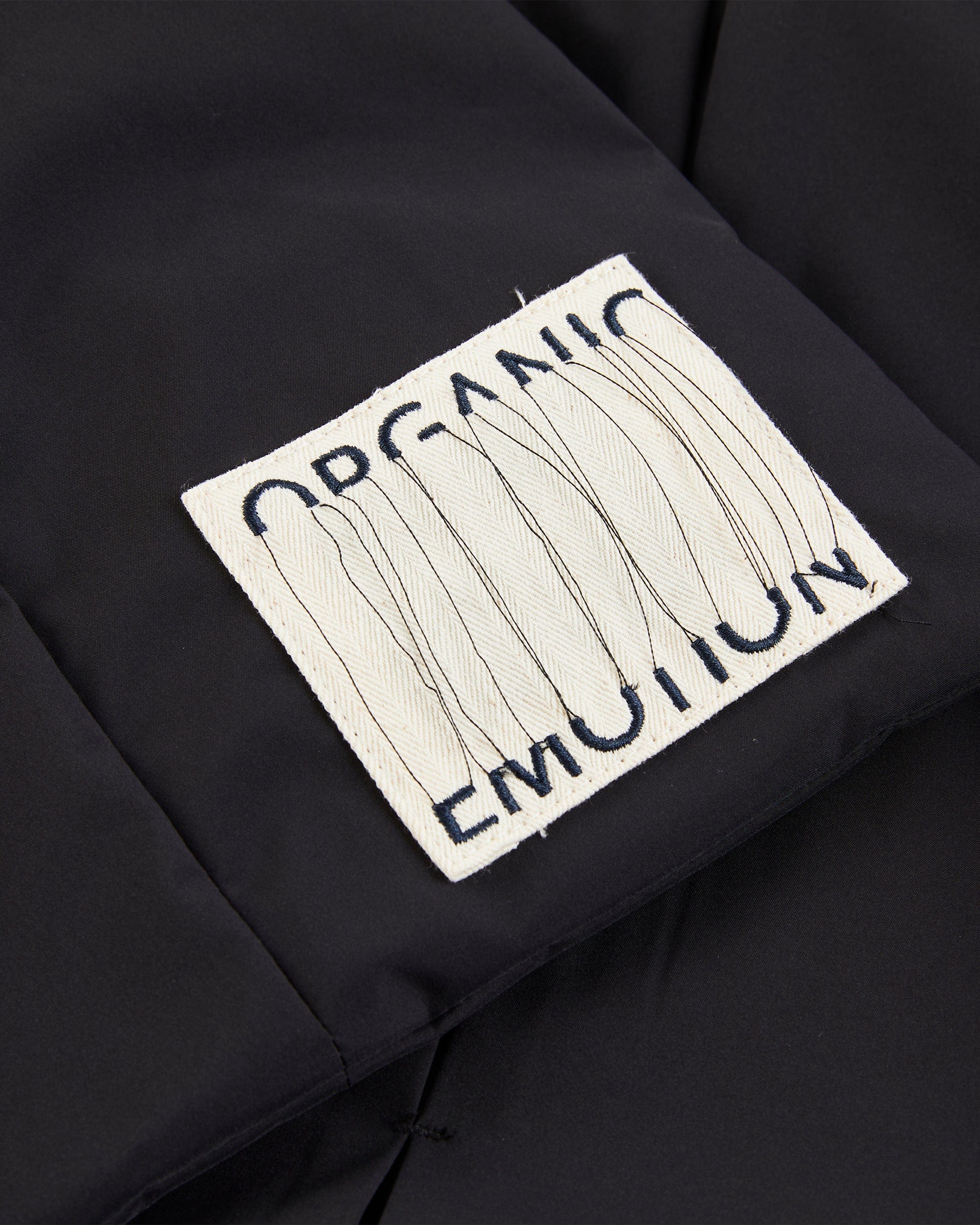 ORGANIC EMOTION Spliced Waterproof Duck Down Scarf Jacket, premium urban and streetwear designers apparel on PROJECTISR.com, ORGANIC EMOTION