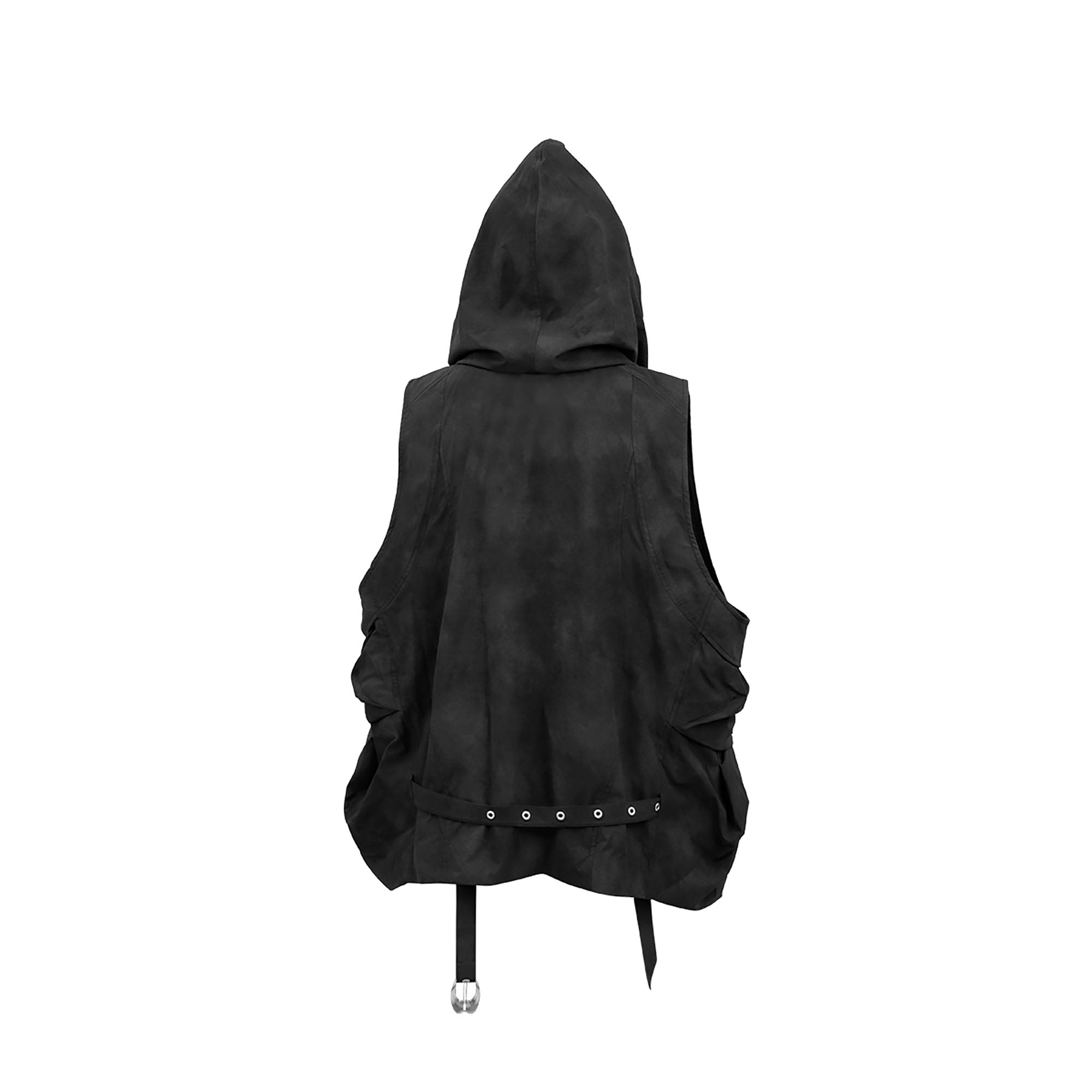 RELABEL Detachable Hood Big-Pocket Vest, premium urban and streetwear designers apparel on PROJECTISR.com, RELABEL