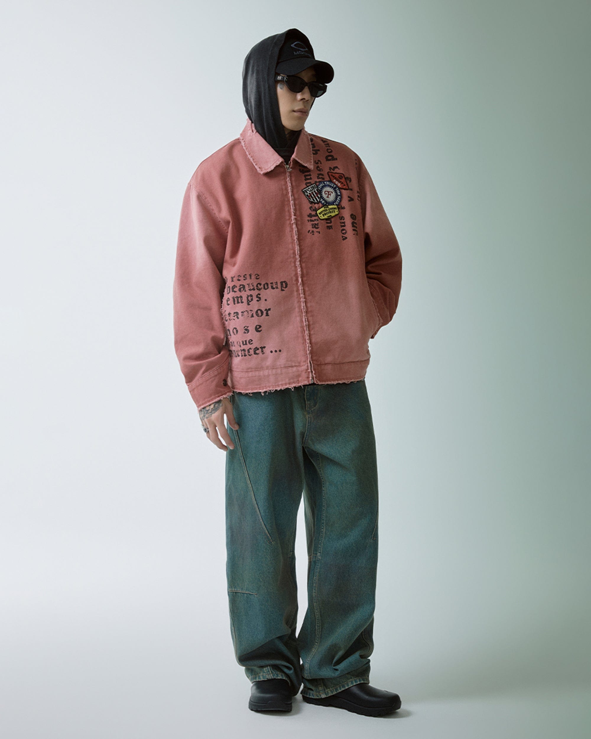 F2CE Deconstructed Washed Pants, premium urban and streetwear designers apparel on PROJECTISR.com, F2CE