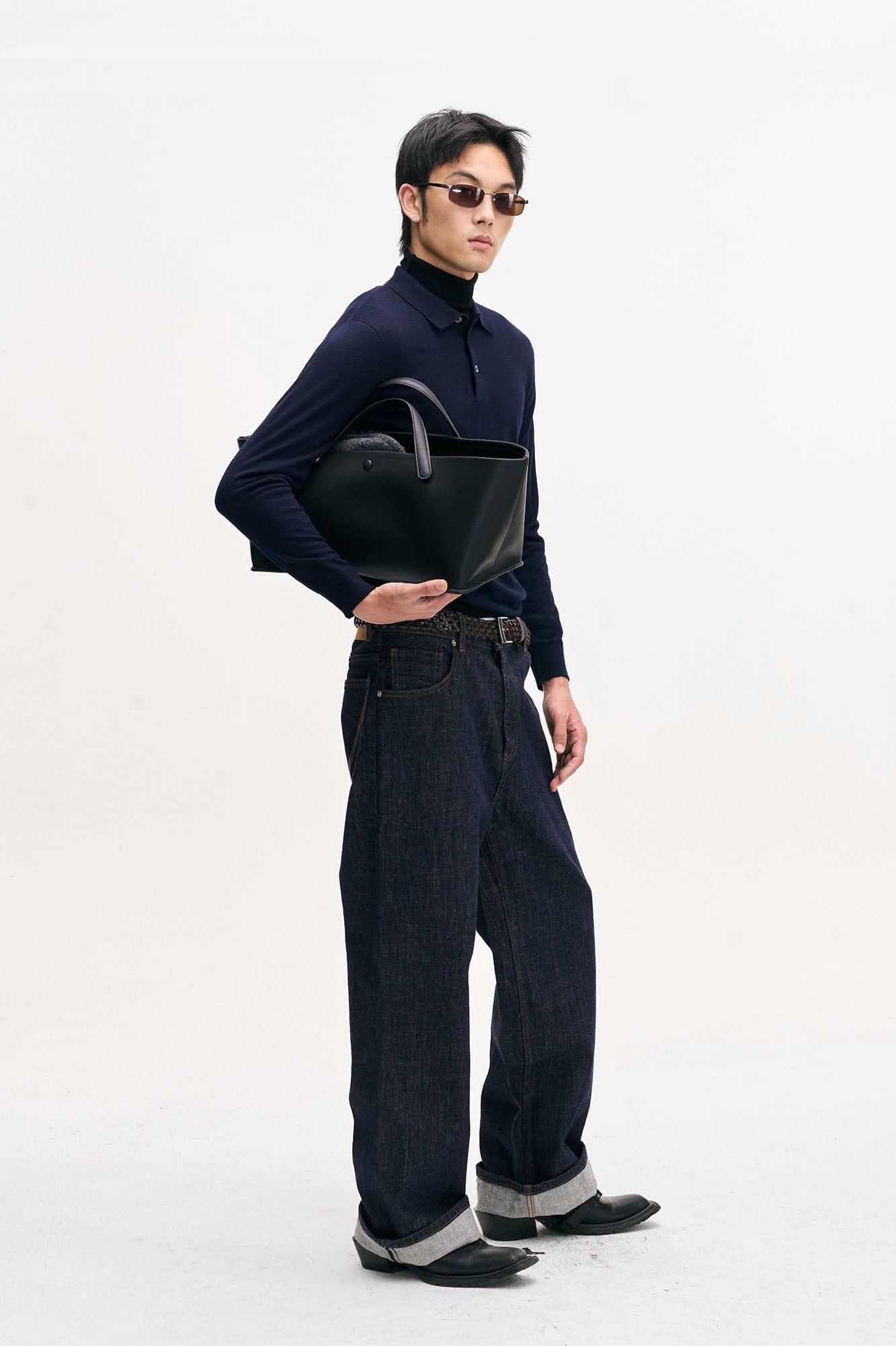 LEONSENSE Classical Straight-Leg Raw Jeans, premium urban and streetwear designers apparel on PROJECTISR.com, LEONSENSE