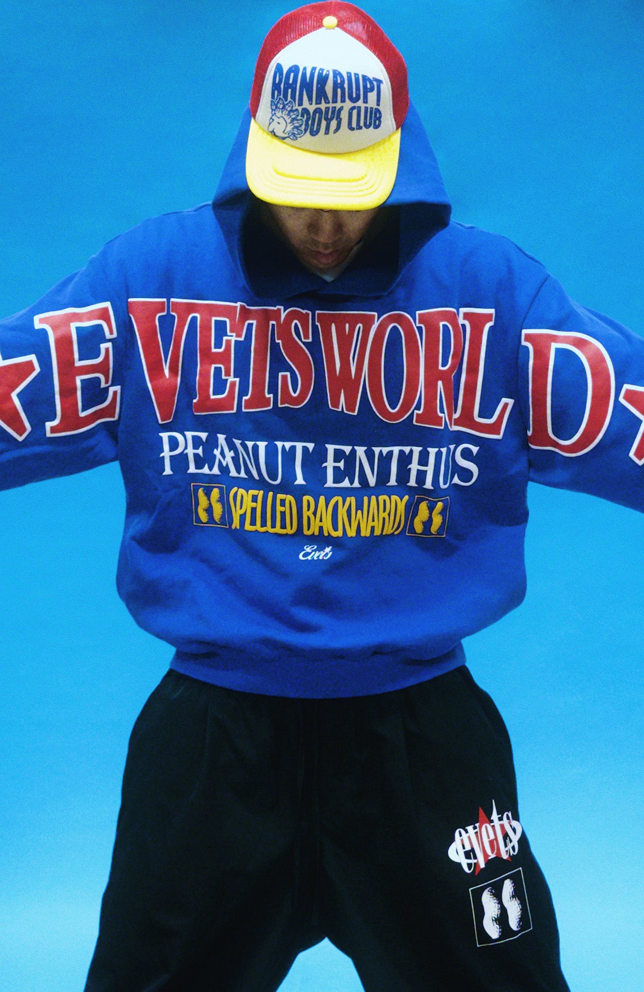 EVETS Foam Print Graphic Hoodie, premium urban and streetwear designers apparel on PROJECTISR.com, EVETS