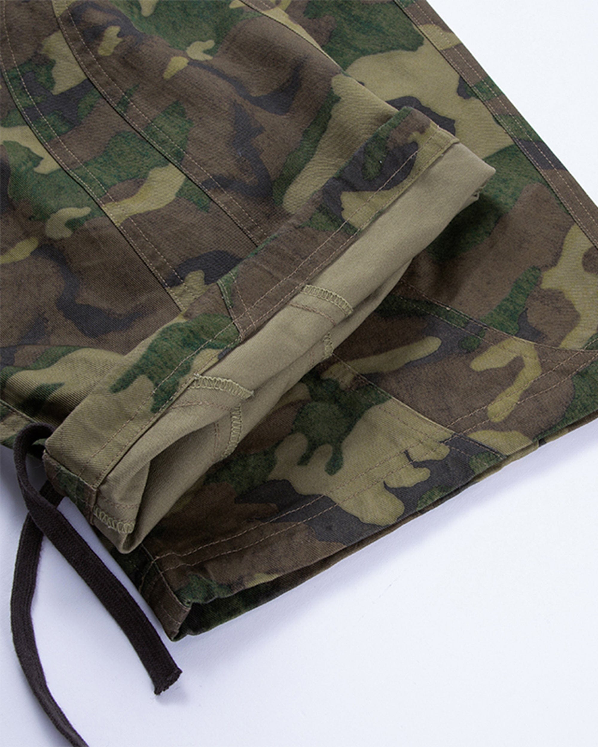 F2CE Wide-Leg Draw-String Camo Cargo Pants, premium urban and streetwear designers apparel on PROJECTISR.com, F2CE