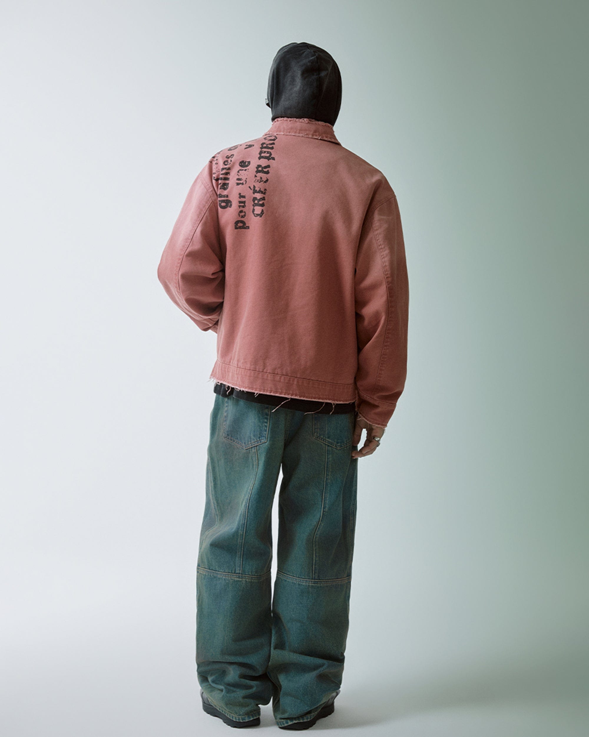 F2CE Deconstructed Washed Pants, premium urban and streetwear designers apparel on PROJECTISR.com, F2CE