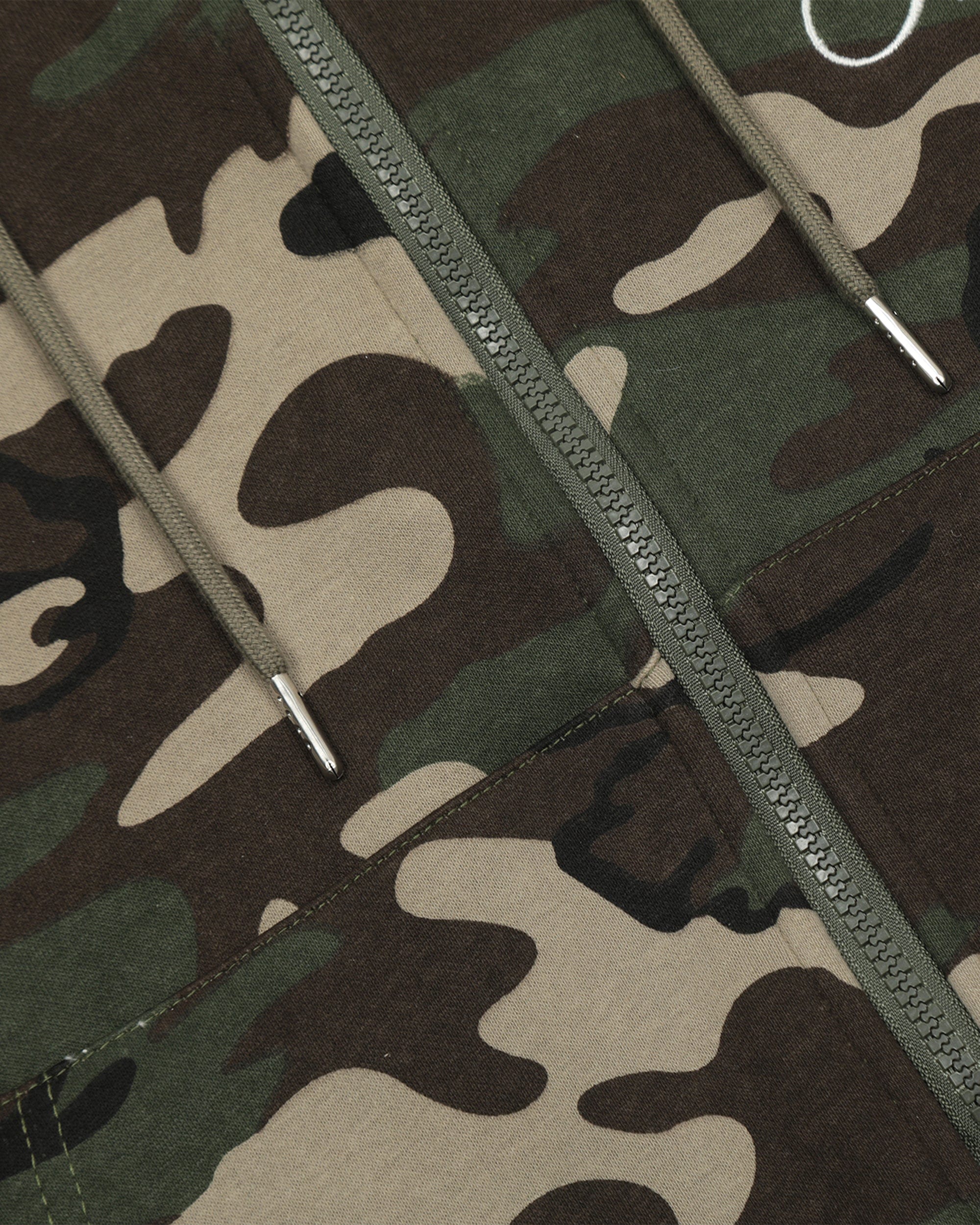 CLP Camo Studded Zip-Up Hoodie, premium urban and streetwear designers apparel on PROJECTISR.com, CLP