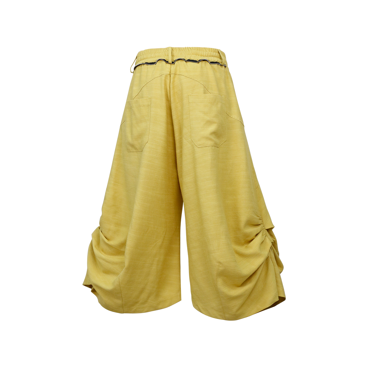 RELABEL Ruched Tencel-Acetate Oversized Shorts, premium urban and streetwear designers apparel on PROJECTISR.com, RELABEL