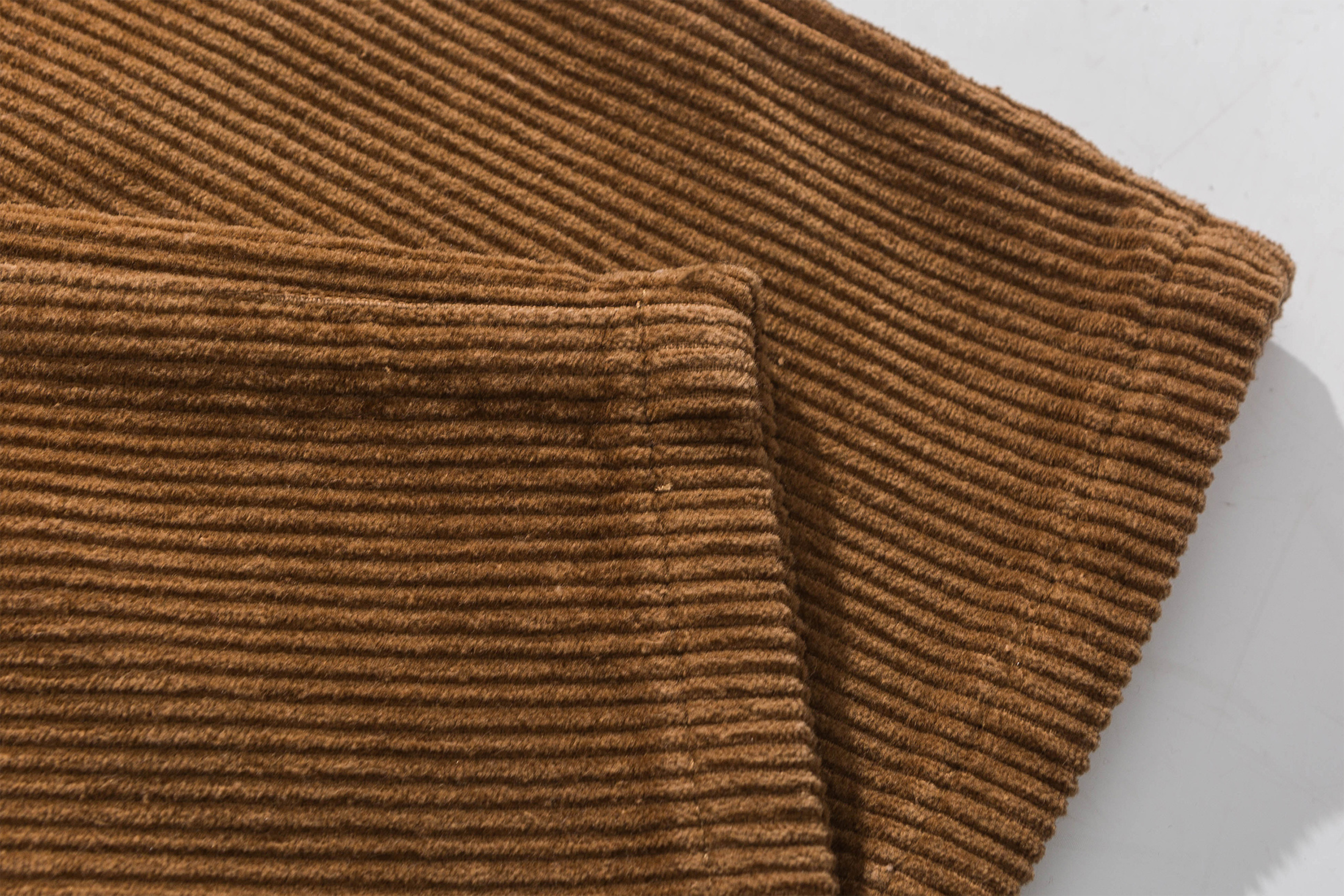 ME DA IGUAL Embroidered Corduroy Straight-Leg Pants