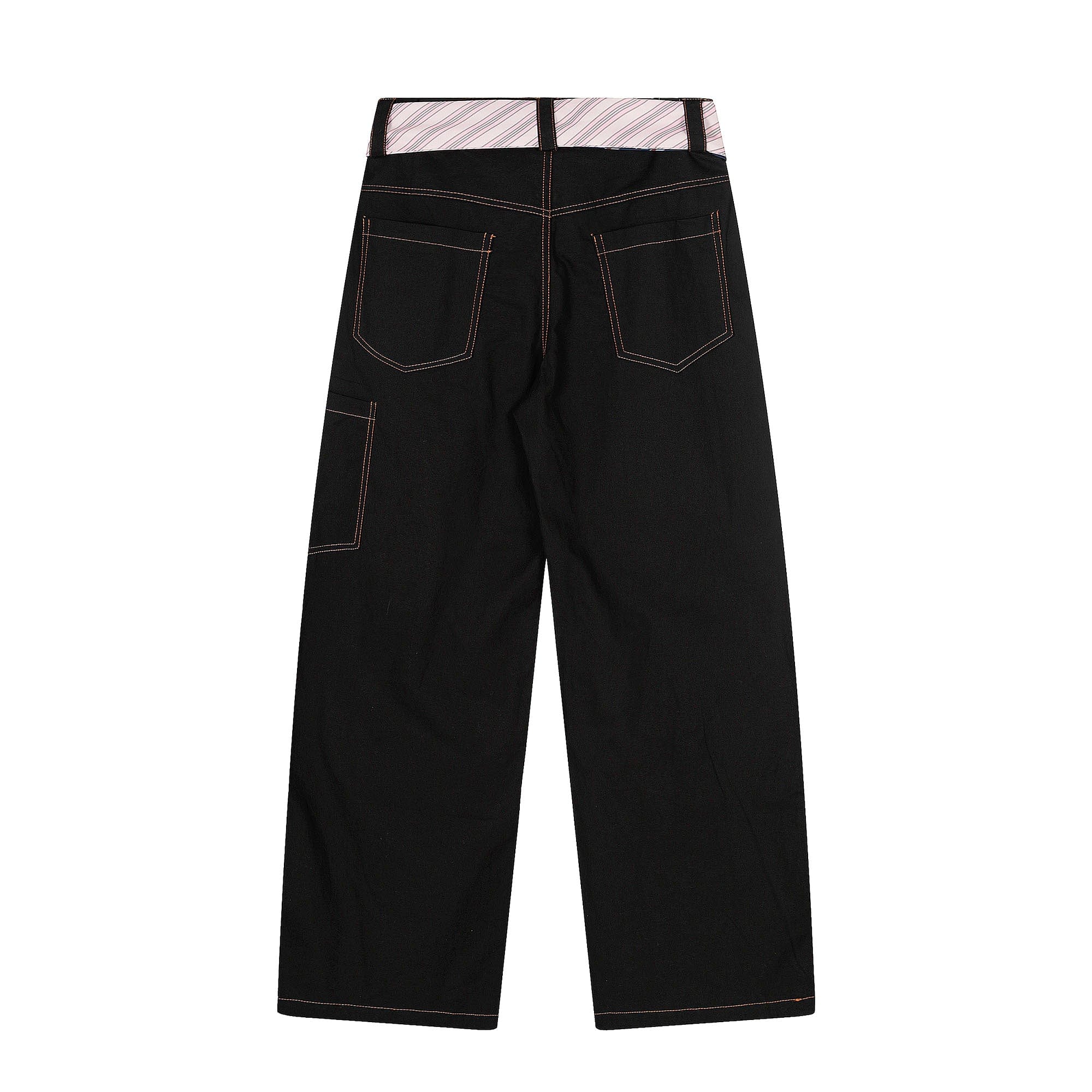 CLP Tie-Belt Multi-Pockets Stitched Pants, premium urban and streetwear designers apparel on PROJECTISR.com, CLP