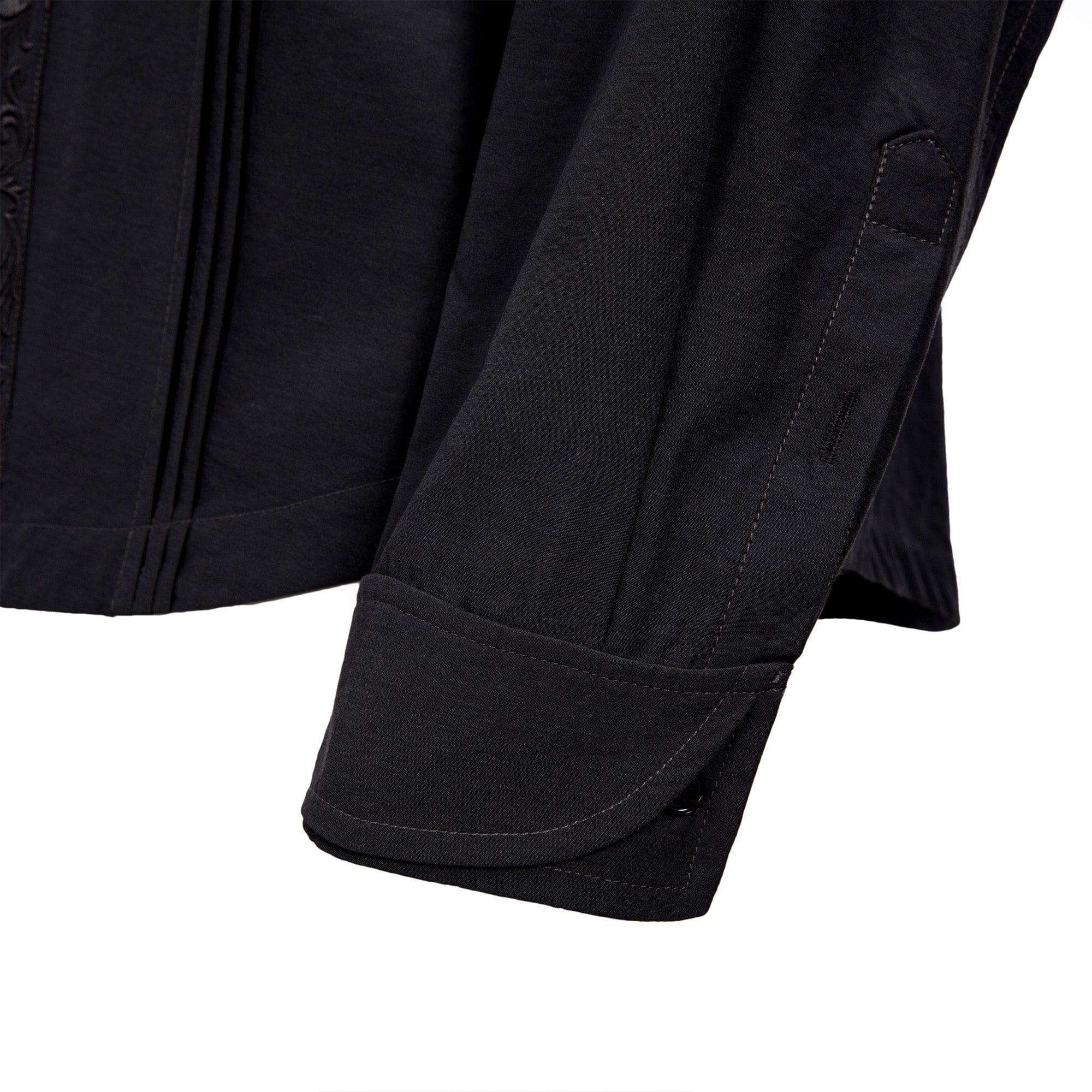 CATSSTAC Layered Seamline Floral Embroidered Shirt, premium urban and streetwear designers apparel on PROJECTISR.com, CATSSTAC