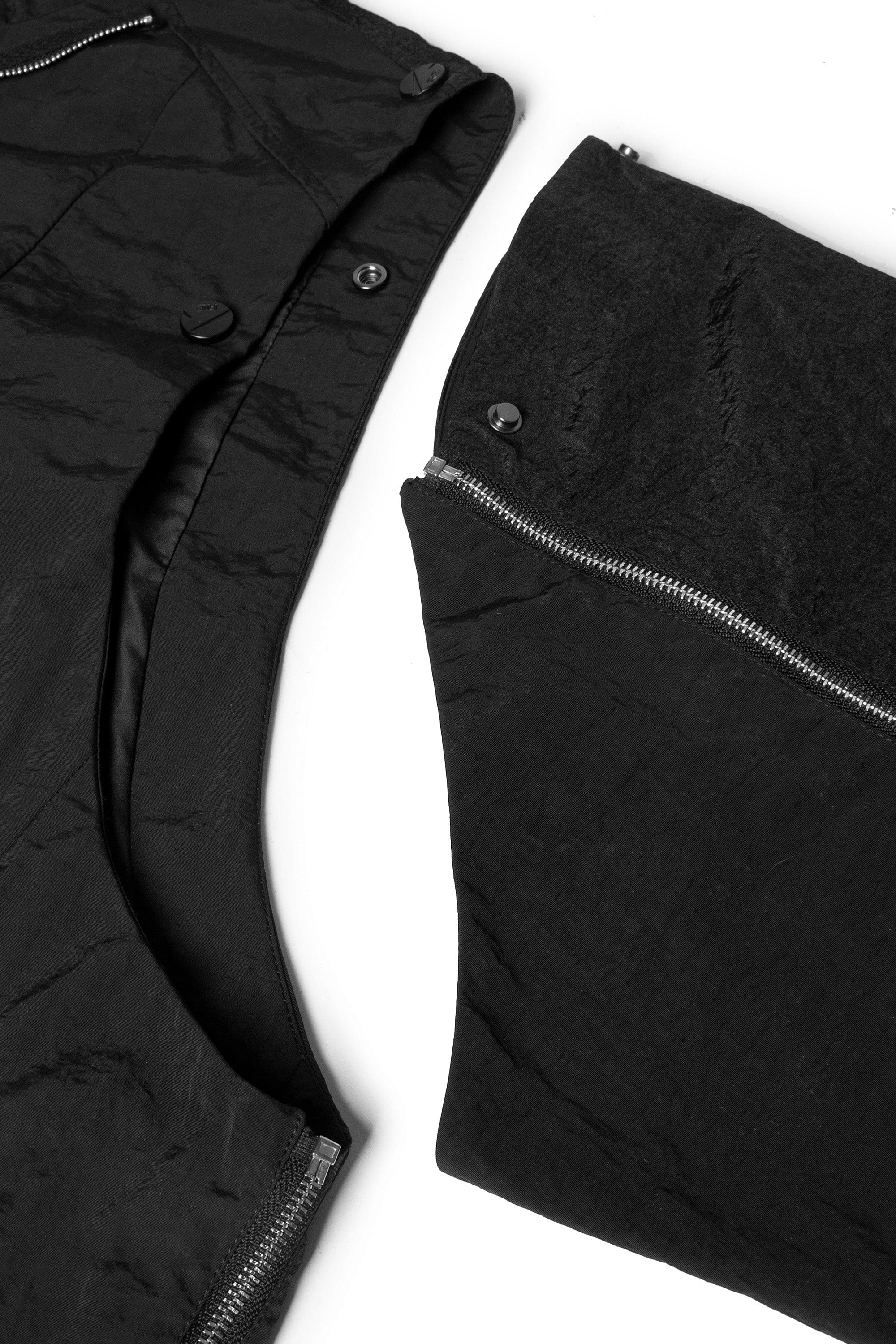 RELABEL Detachable Throughout Zipper Hoodie Jacket, premium urban and streetwear designers apparel on PROJECTISR.com, RELABEL