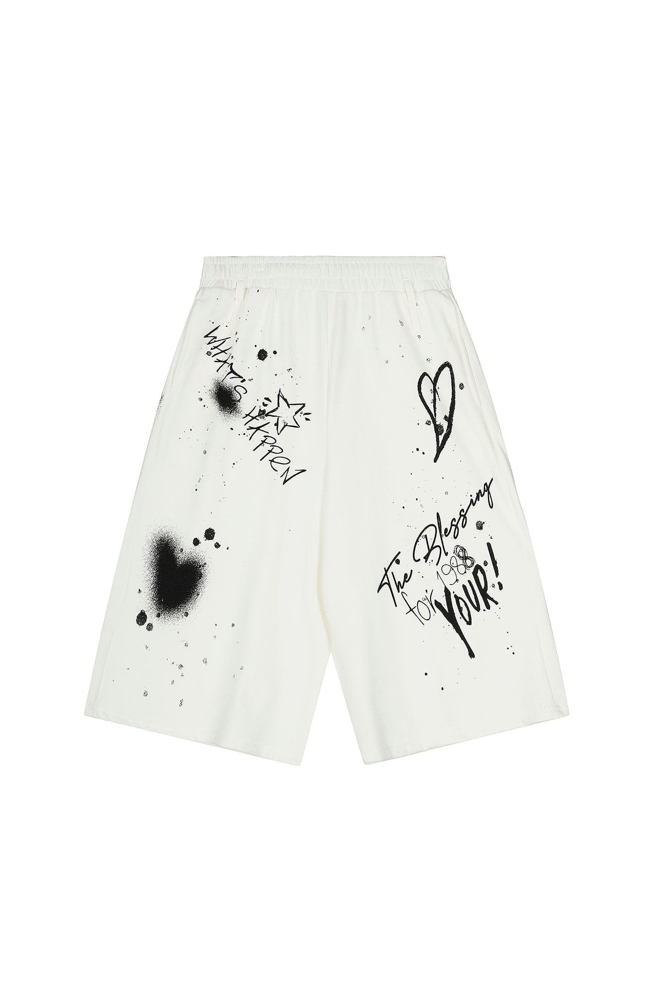 CLP Graffiti Spray Sweat Shorts