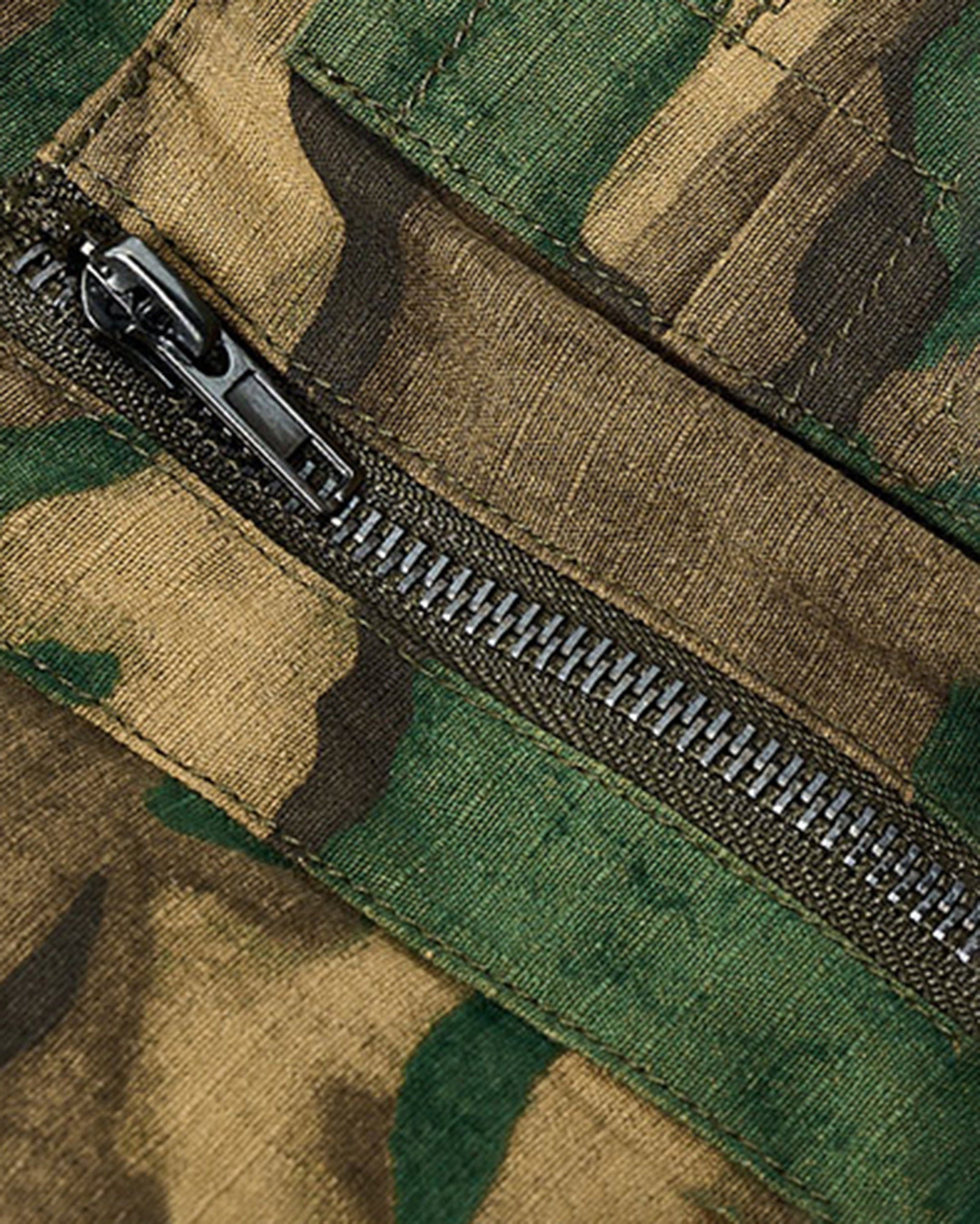 STEEPC Camo MA2 Multi-Pocket Patchwork Reversible Jacket, premium urban and streetwear designers apparel on PROJECTISR.com, STEEPC