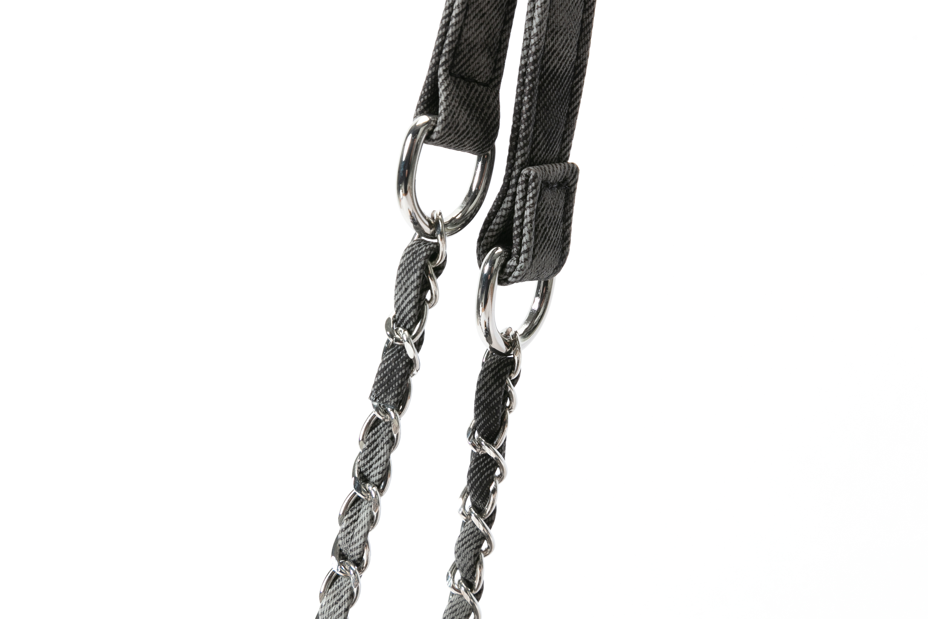 BLING BOX Patched Graffiti Washed Shoulder Bag