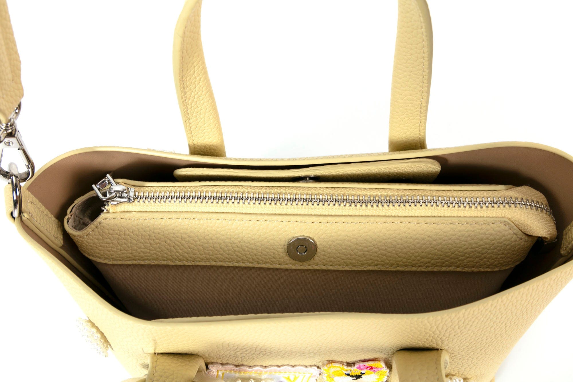 BLING BOX Teddy & Puppy Patchwork Shoulder Bag, premium urban and streetwear designers apparel on PROJECTISR.com, BLING BOX