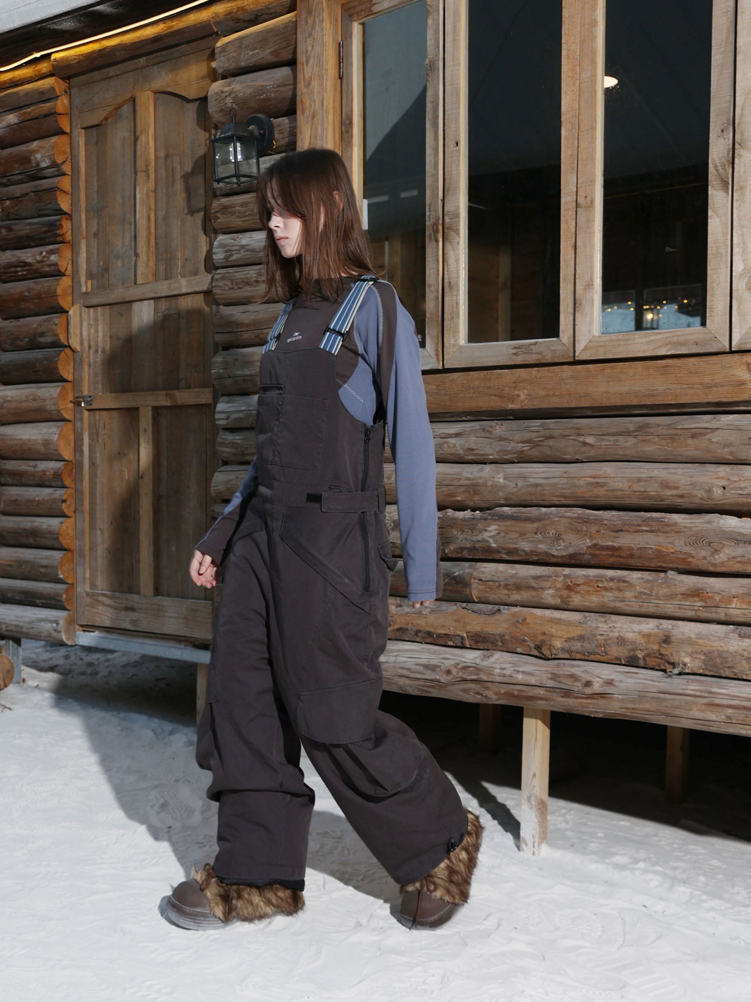 ERROR CODE ROBOT Snow-Proof Utility Ski Bib Pants