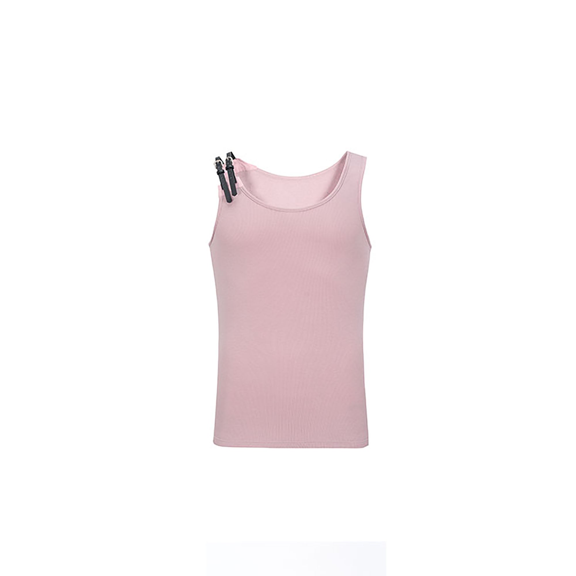 TUIMU Buckle Strap Ribbed Tank Top, premium urban and streetwear designers apparel on PROJECTISR.com, TUIMU