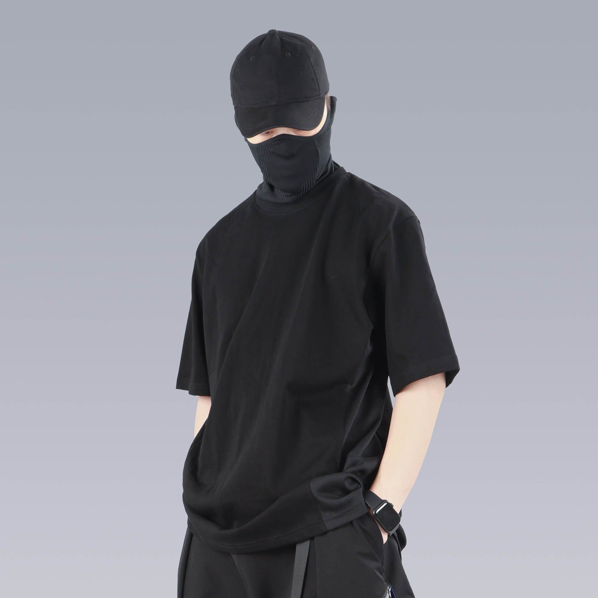 SILENSTORM Essential Spliced Mesh T-Shirt, premium urban and streetwear designers apparel on PROJECTISR.com, SILENSTORM