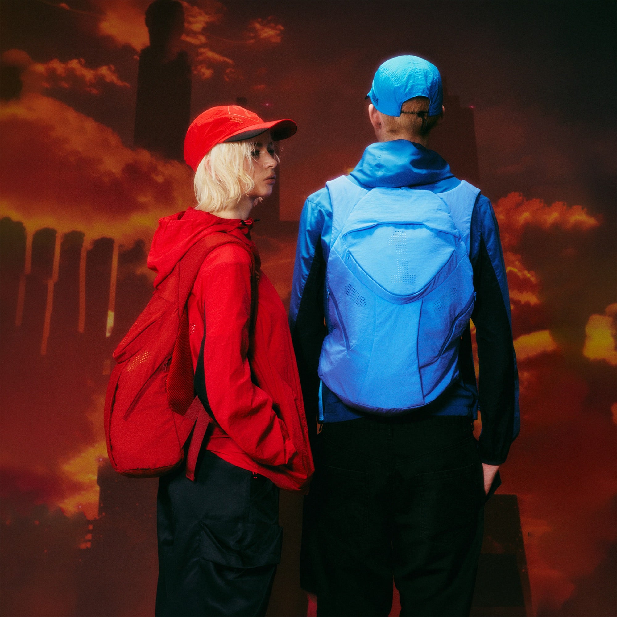 DONSMOKE x EVA Number Mesh Lightweight Backpack