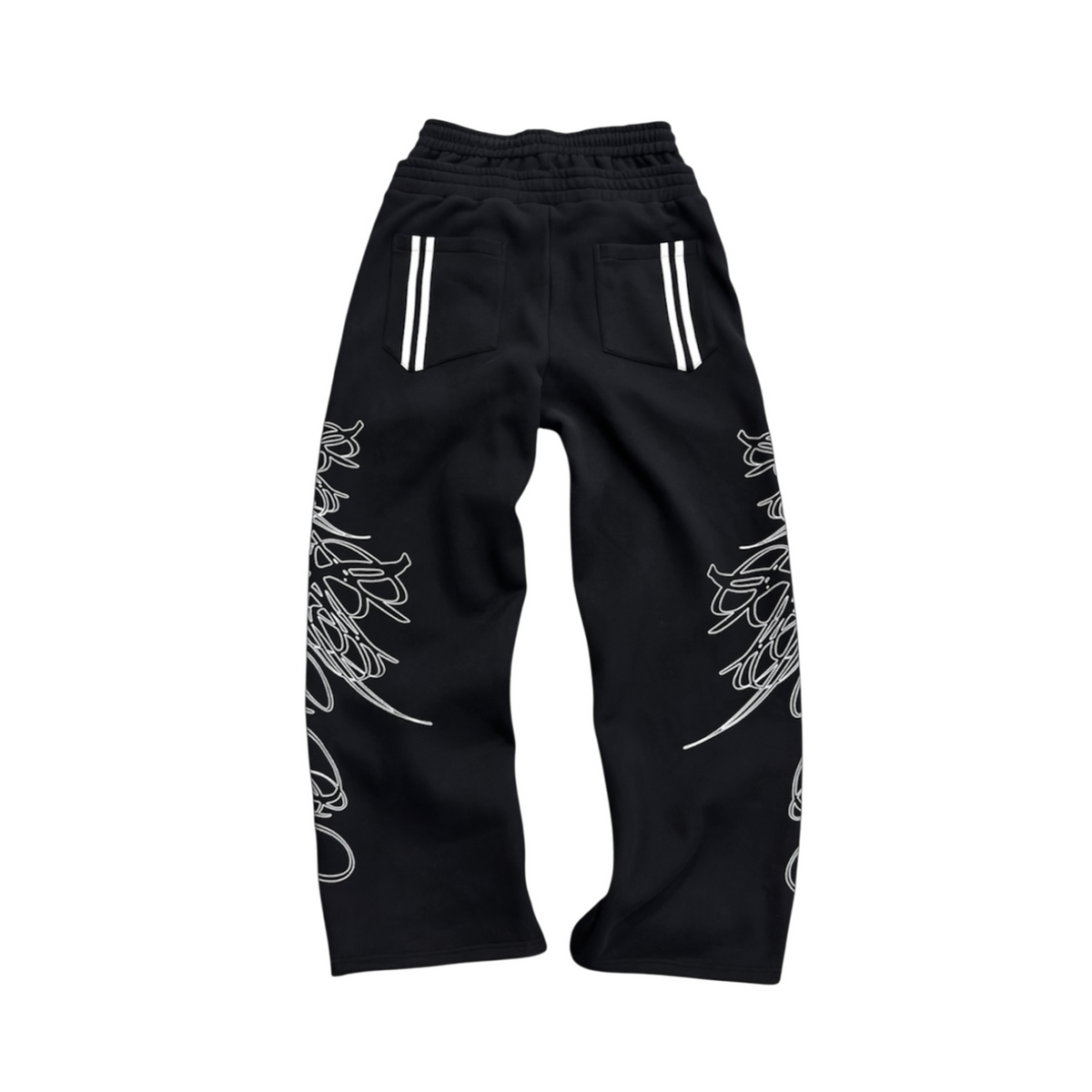 SAXGENWON Thorn Graphic Studded Hoodie & Double-Waistband Sweatpants Set
