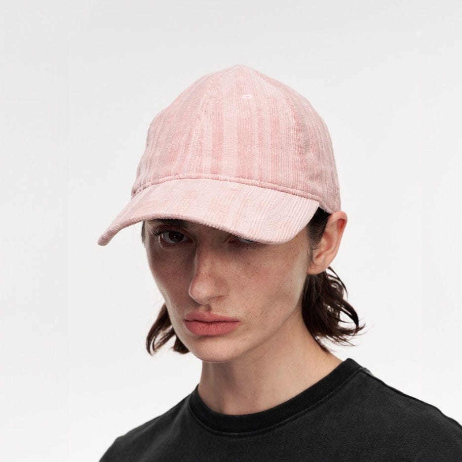 ARTIFICIAL WORLD Corduroy Striped Cap, premium urban and streetwear designers apparel on PROJECTISR.com, ARTIFICIAL WORLD