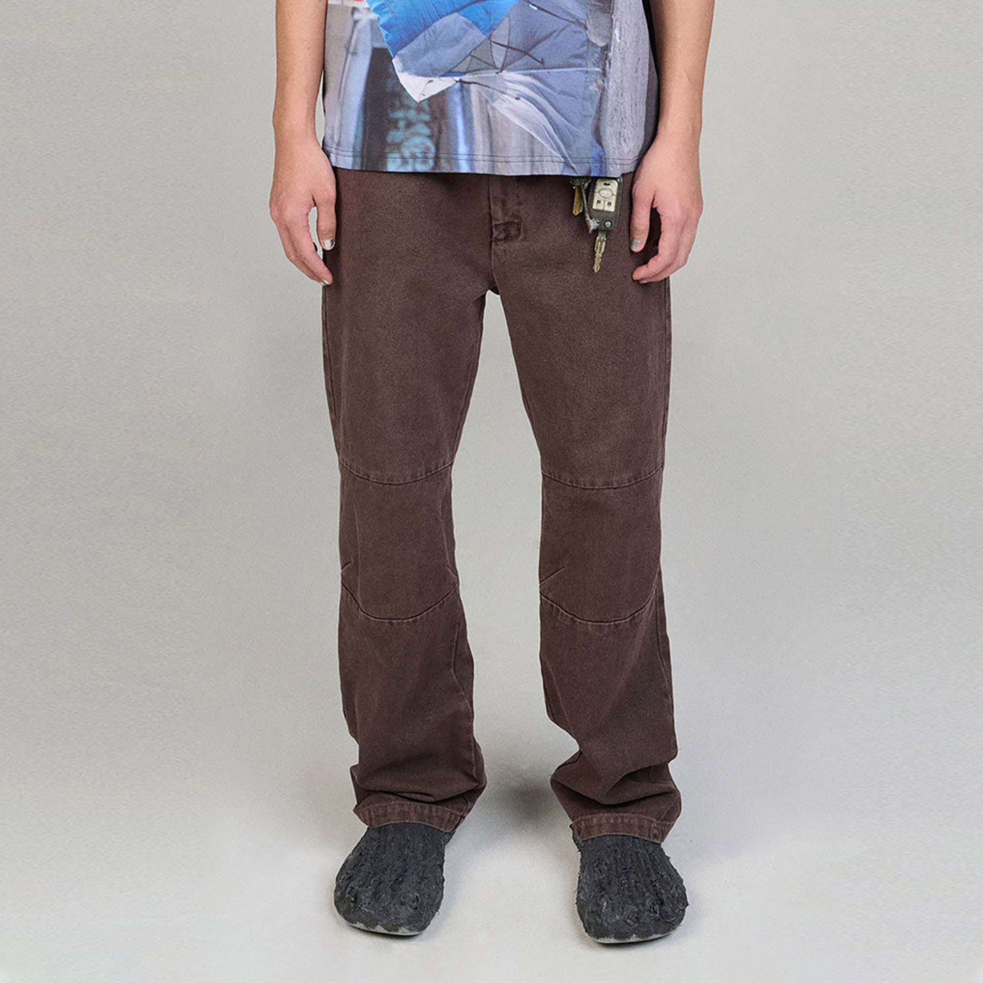 URBAN+FOREST Spliced Pleated Hunting Pants, premium urban and streetwear designers apparel on PROJECTISR.com, URBAN+FOREST