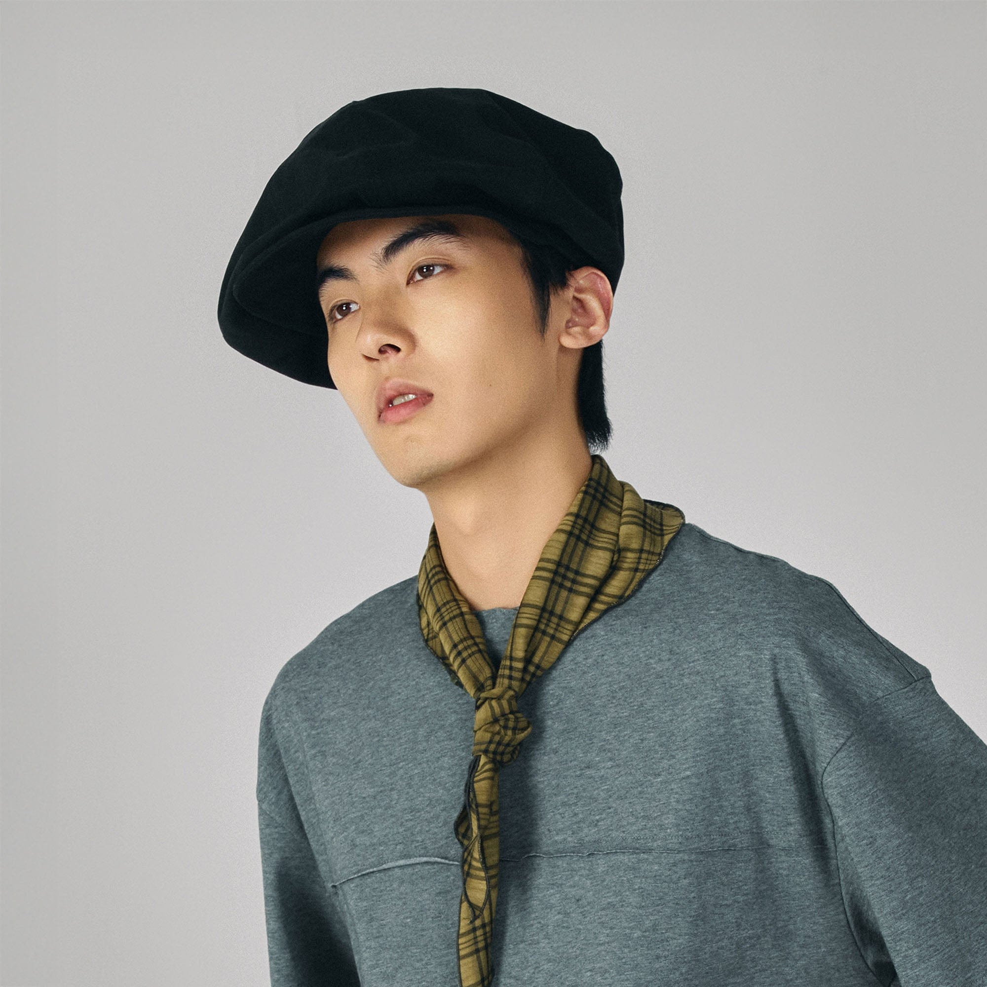 GONGHE REPUB Retro Washed Octagonal Hat, premium urban and streetwear designers apparel on PROJECTISR.com, GONGHE REPUB