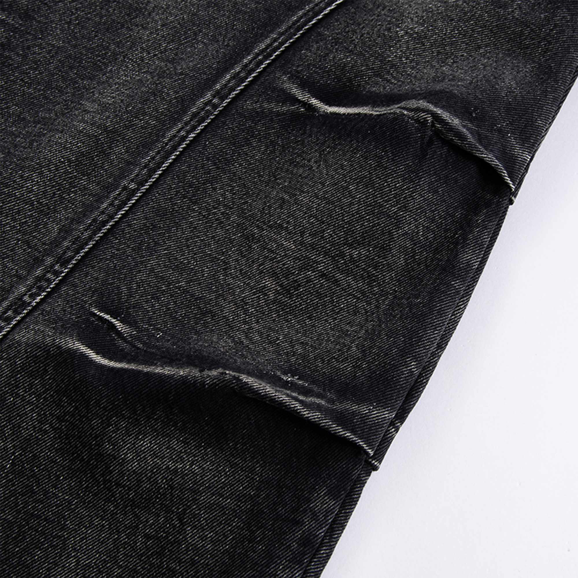 F2CE Washed Deconstructed Oversized Denim Cargo Pants