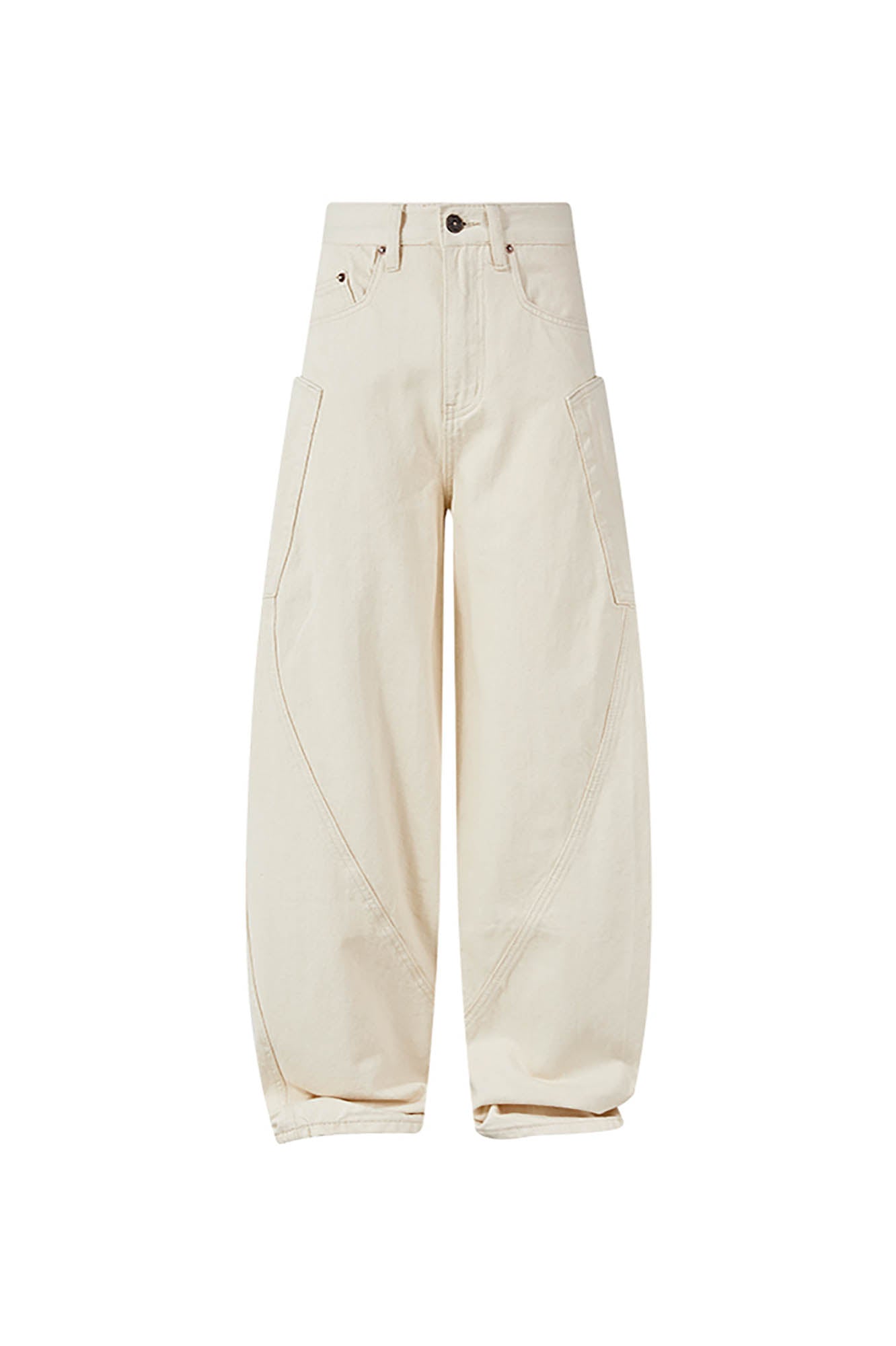 KREATE Curve Panel Wide-Leg Pants, premium urban and streetwear designers apparel on PROJECTISR.com, KREATE