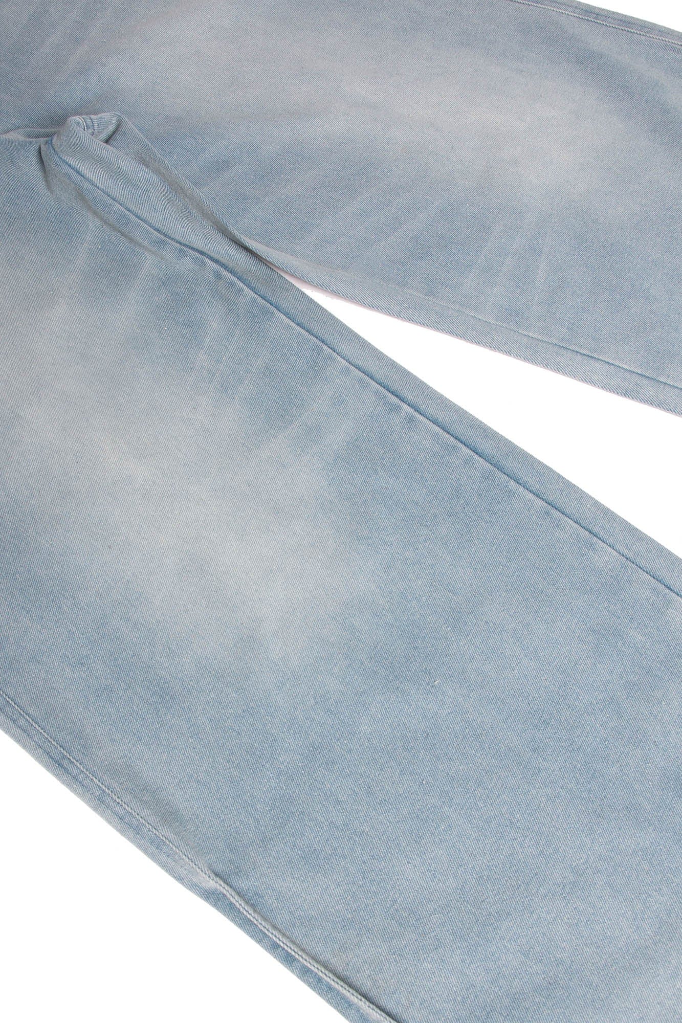 RELABEL Washed Puddled Wide-Leg Jeans