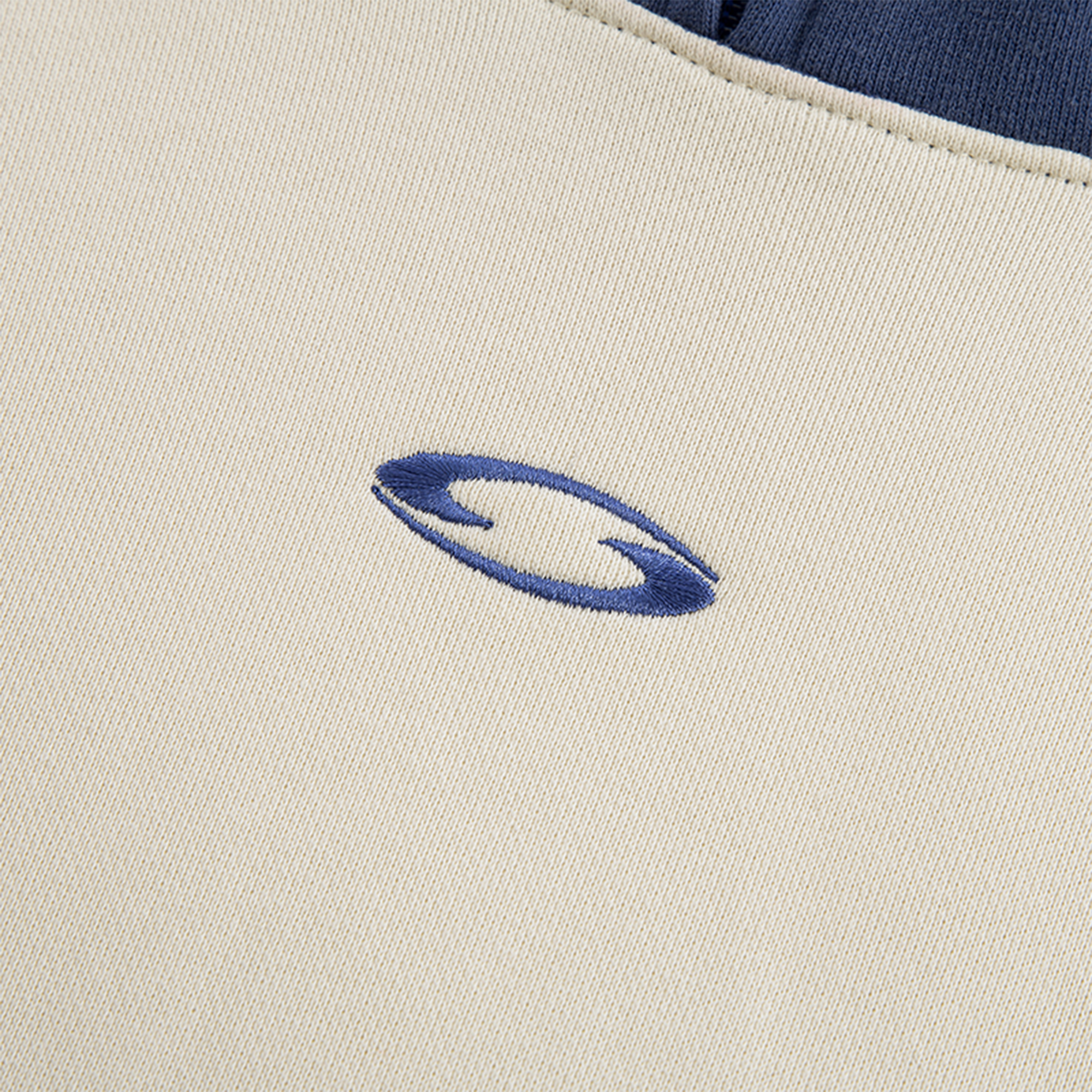 F2CE Contrast Paneled Funnel-Hood Pullover