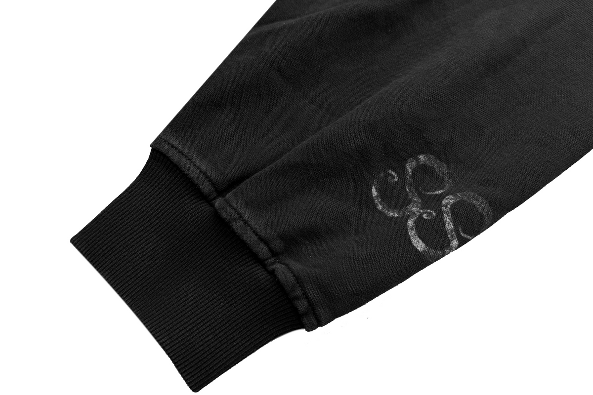 CINDER VEIN Green Demon Rune Washed Graphic Hoodie