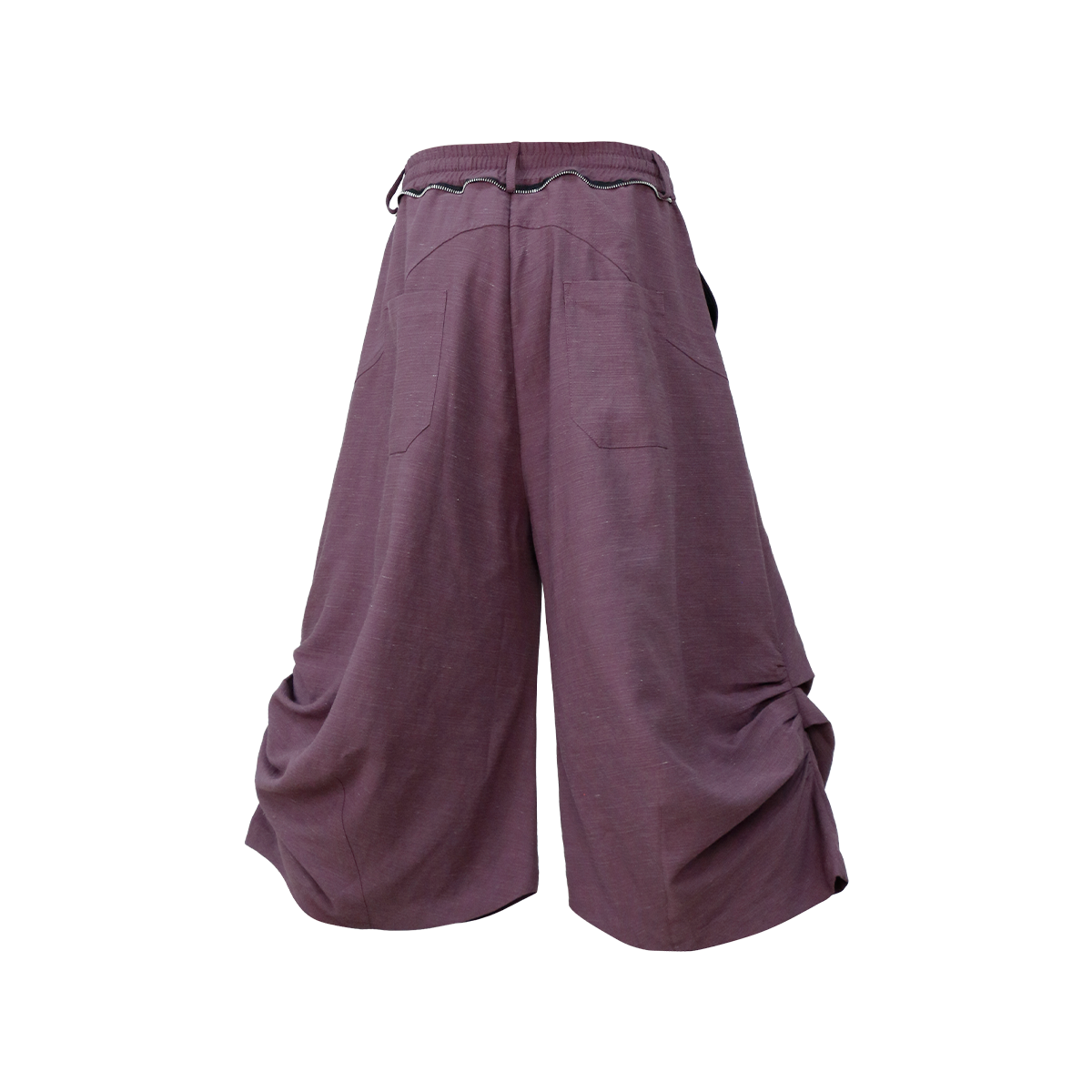 RELABEL Tencel-Acetate Ruched Oversized Shorts, premium urban and streetwear designers apparel on PROJECTISR.com, RELABEL
