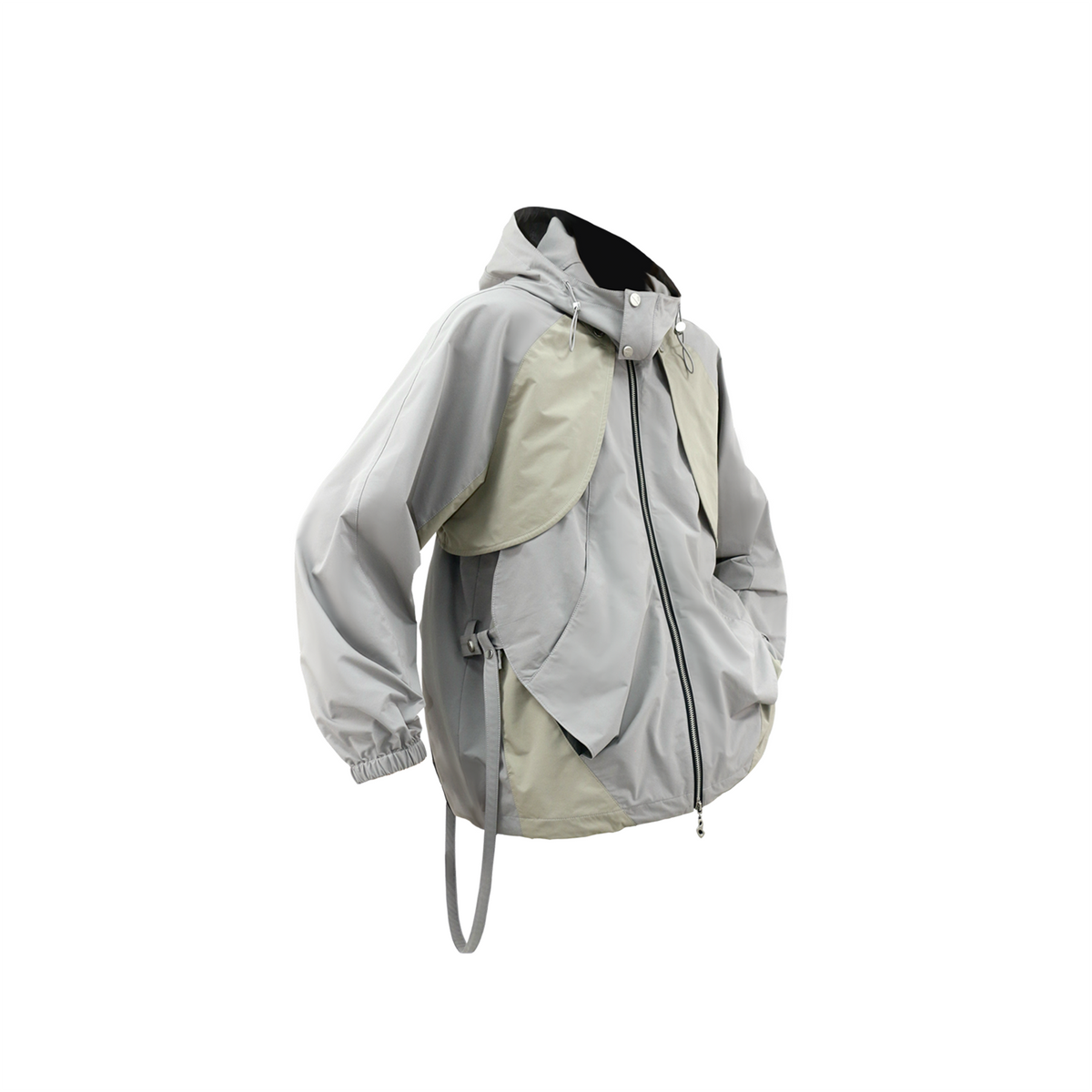 RELABEL Deconstructed Spliced Three-Way Outdoor Shell Jacket