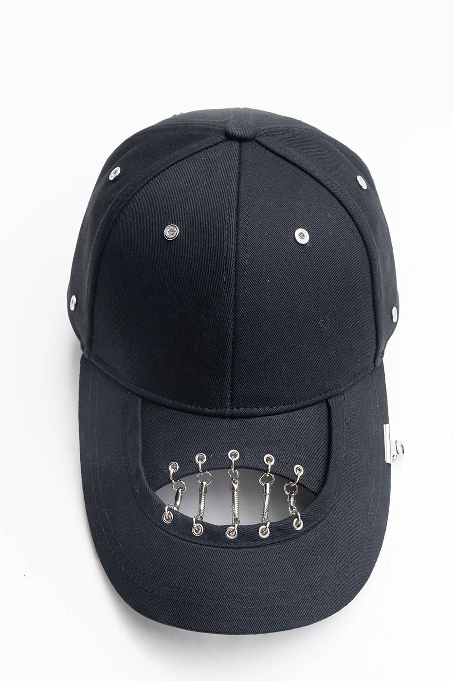 INSIDE OUT Chained Cut-Out Cap, premium urban and streetwear designers apparel on PROJECTISR.com, INSIDE OUT