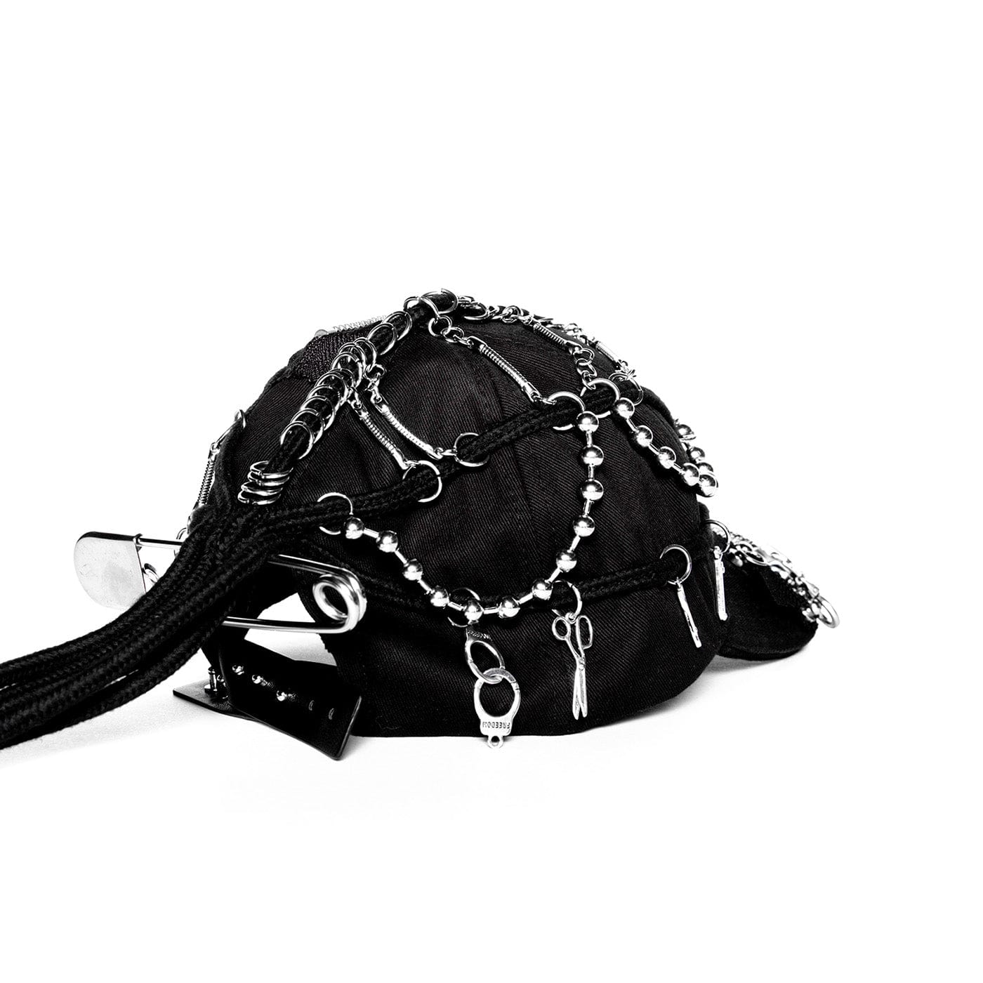 INSIDE OUT Metal String Zip Dreadlock Cap, premium urban and streetwear designers apparel on PROJECTISR.com, INSIDE OUT