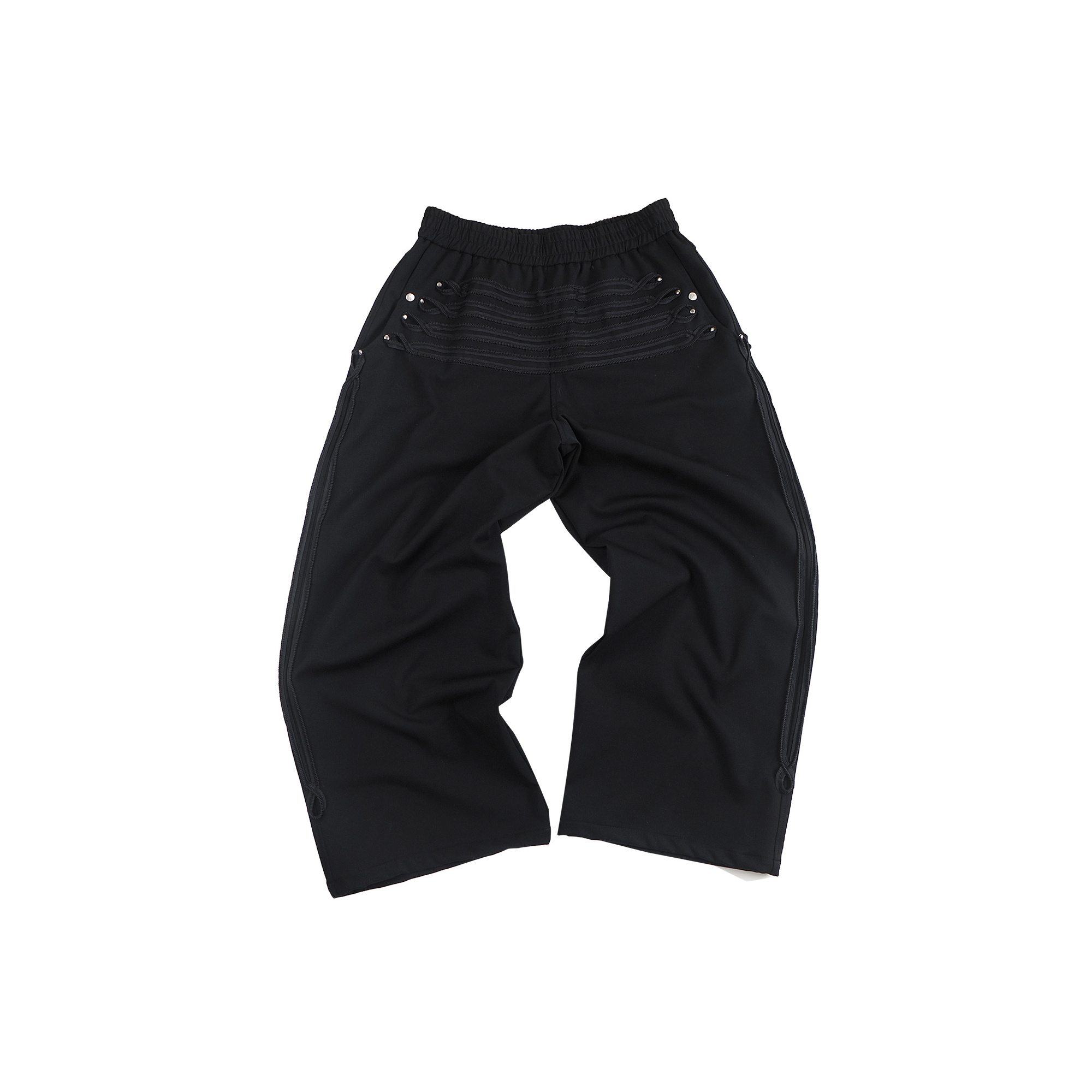 WHISTLEHUNTER Strap-Trim Tailored Trousers, premium urban and streetwear designers apparel on PROJECTISR.com, WHISTLEHUNTER