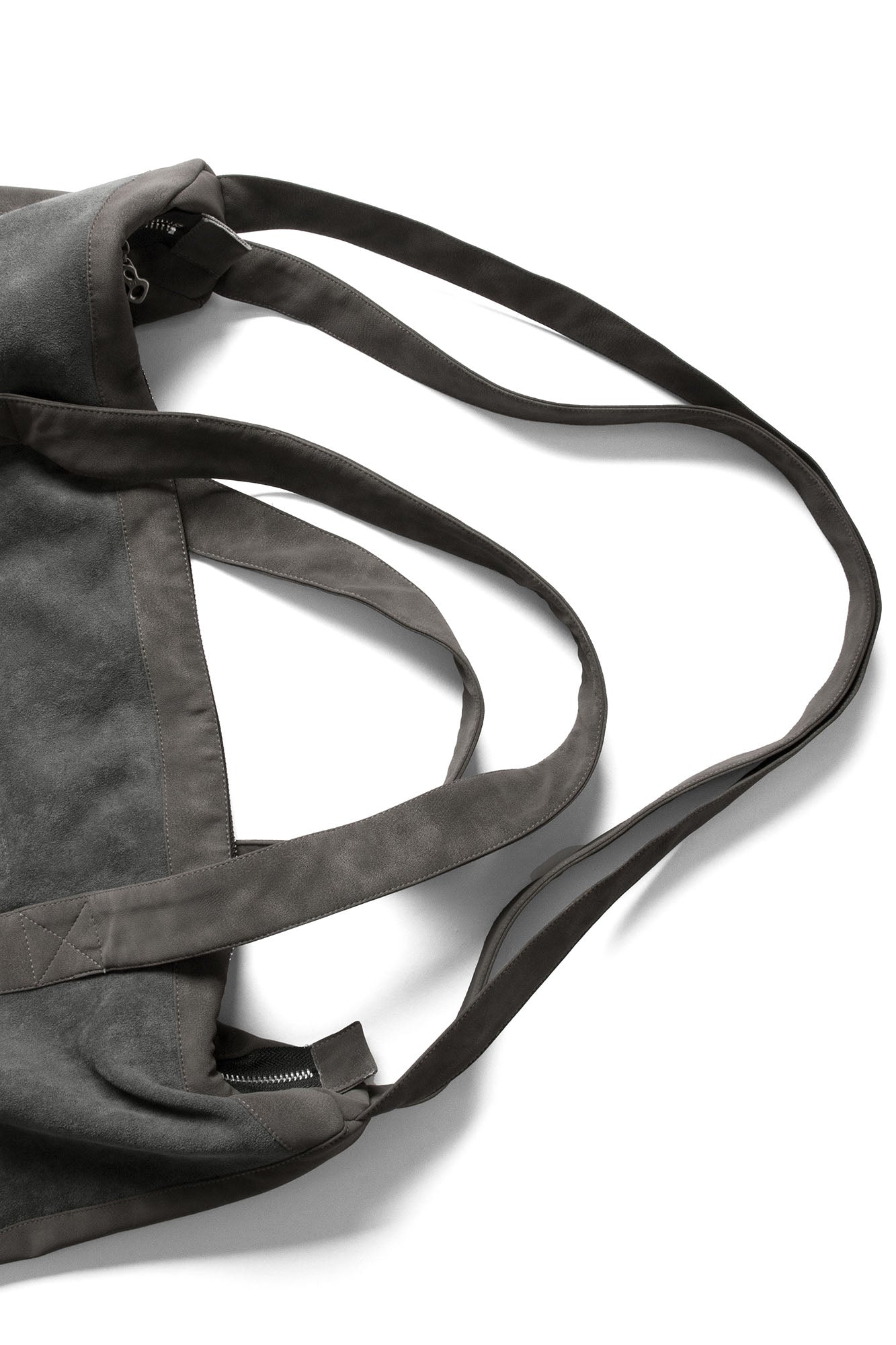 RELABEL Suede Panel Crossbody Bag
