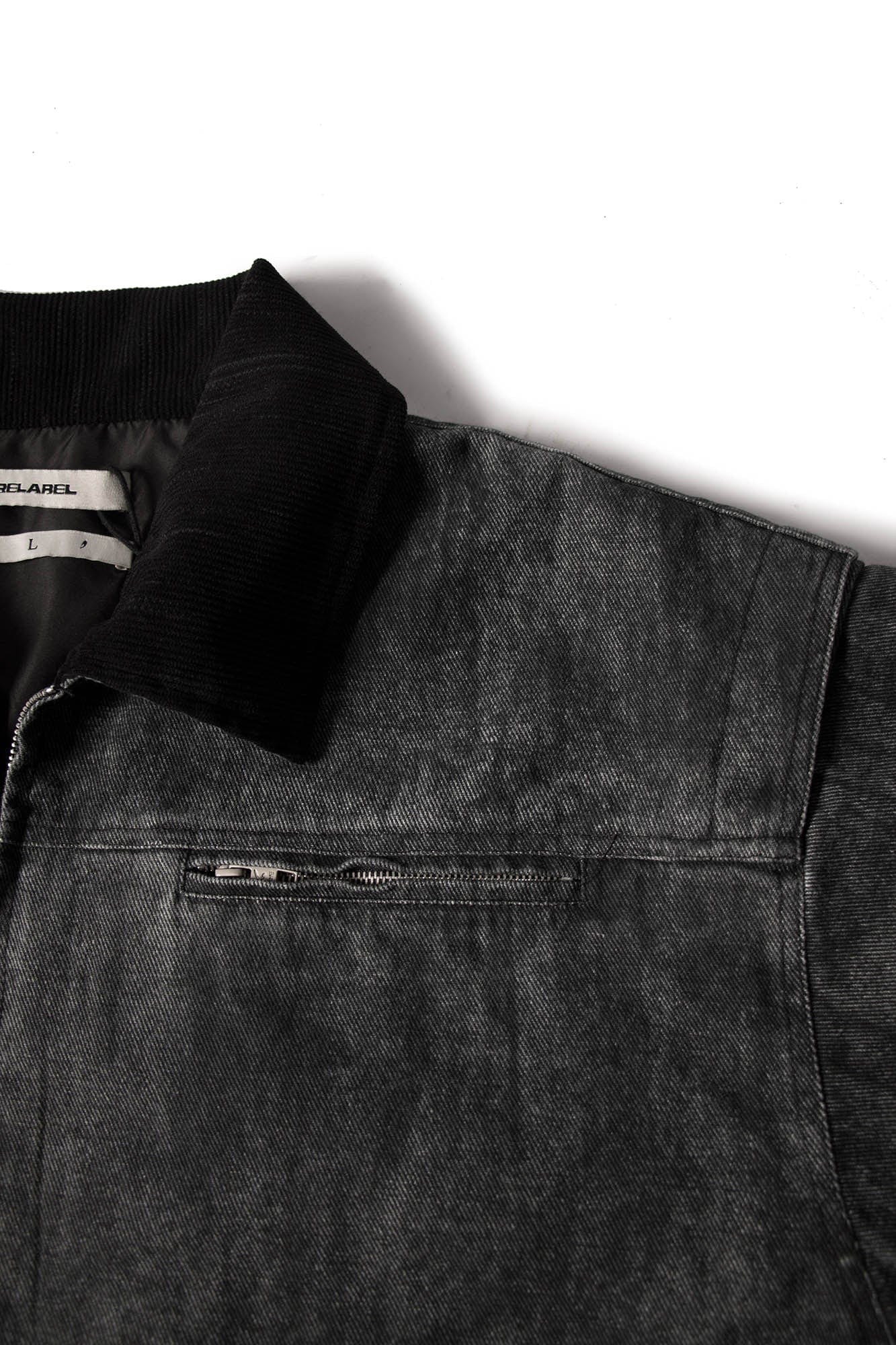 RELABEL Distressed Washed Multi-Pocket Detroit Jacket, premium urban and streetwear designers apparel on PROJECTISR.com, RELABEL