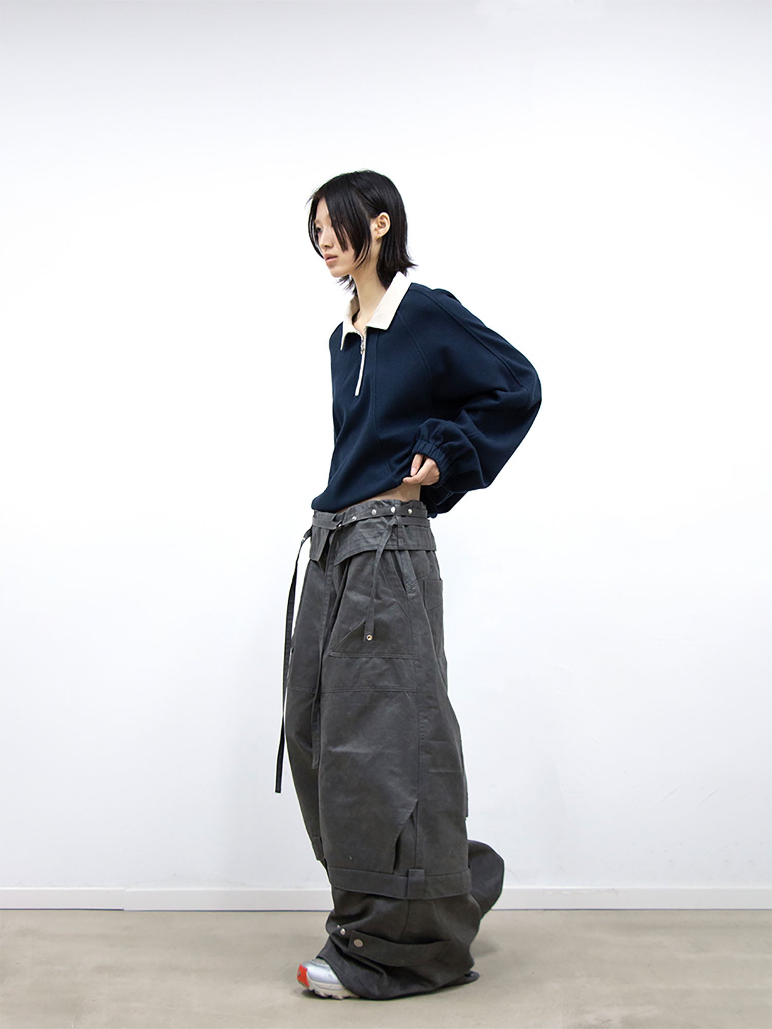 RELABEL Convertible Foldover-Waist Cargo Pants