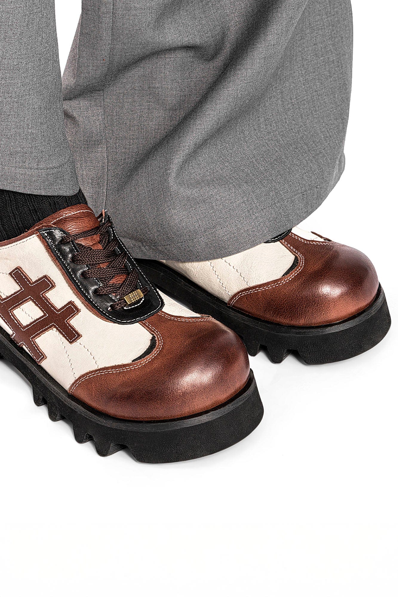 REWRITE Retro LOGO Stitch Panel Chunky Oxfords, premium urban and streetwear designers apparel on PROJECTISR.com, REWRITE