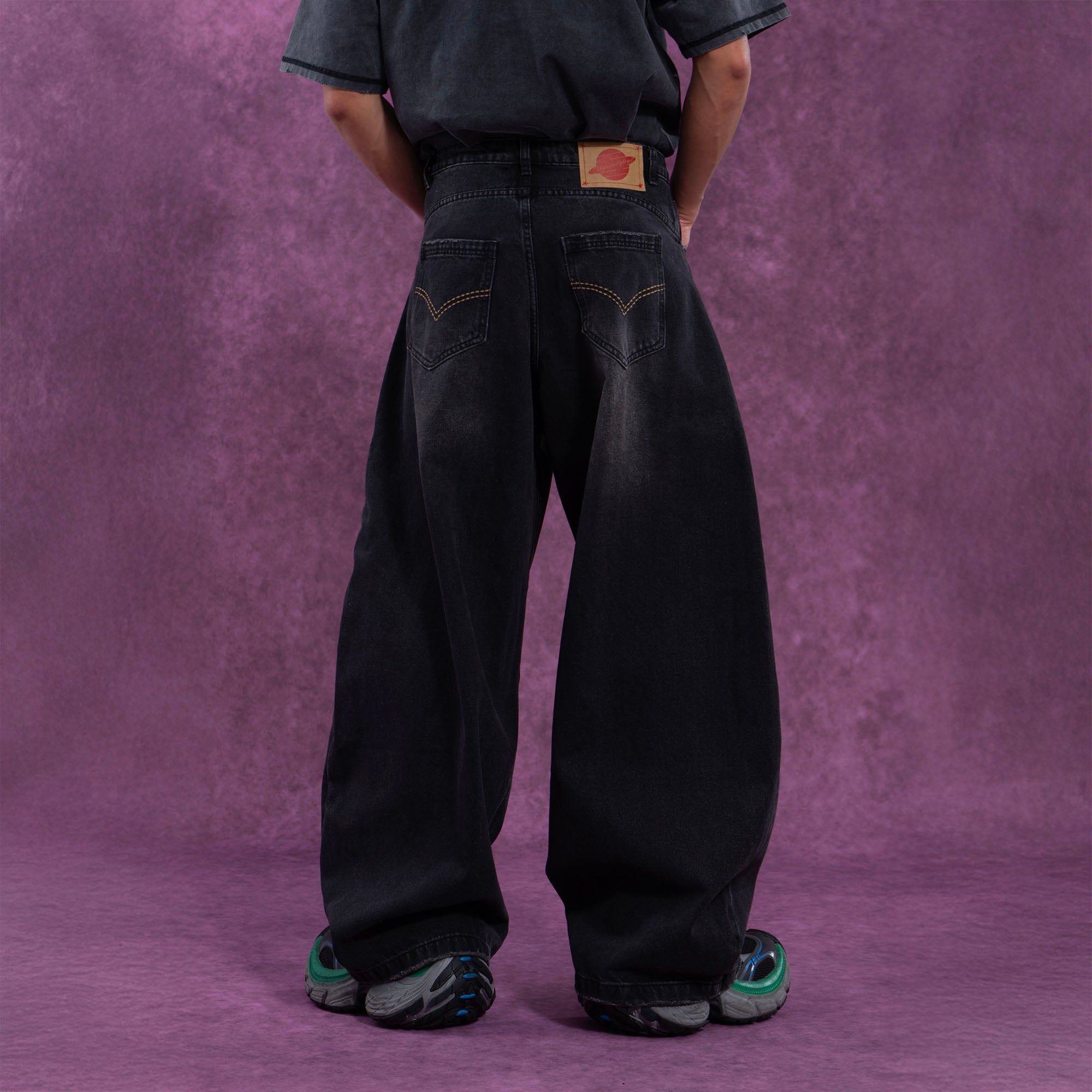 CLP Washed Balloon-Leg Jeans, premium urban and streetwear designers apparel on PROJECTISR.com, CLP