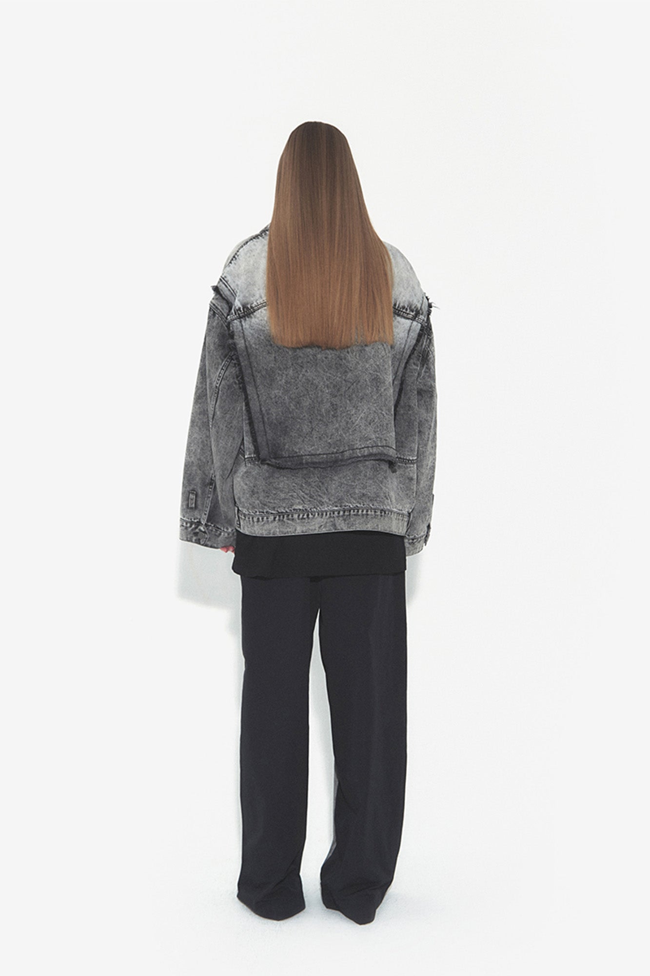 VANN VALRENCE Structural Panel Acid-Washed Oversized Denim Jacket, premium urban and streetwear designers apparel on PROJECTISR.com, VANN VALRENCE