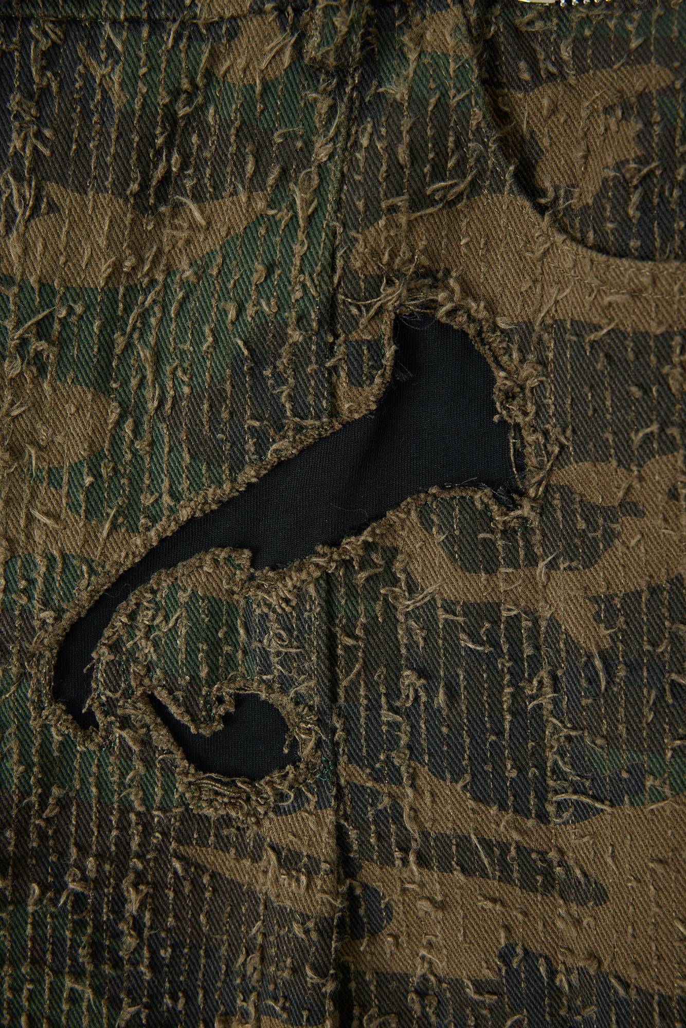 RELABEL Camo Skeleton Patch Shorts