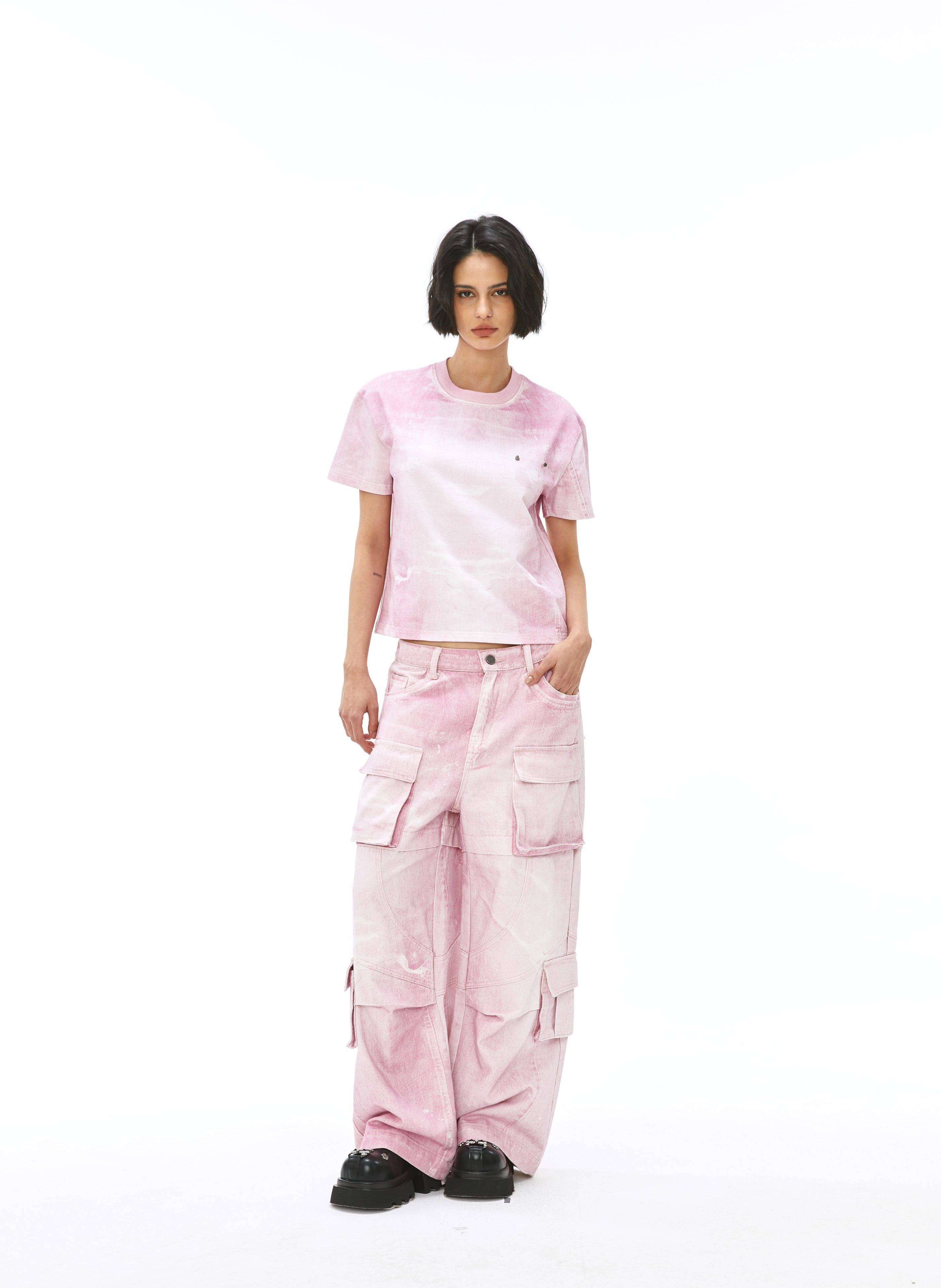 VANN VALRENCE Structural Multi-Pockets Cargo Jeans