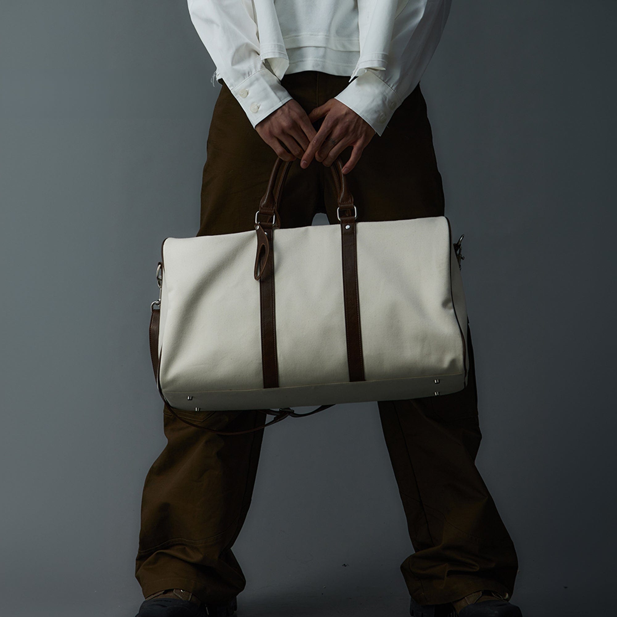 WHISTLEHUNTER Modern Canvas Duffle Bag, premium urban and streetwear designers apparel on PROJECTISR.com, WHISTLEHUNTER