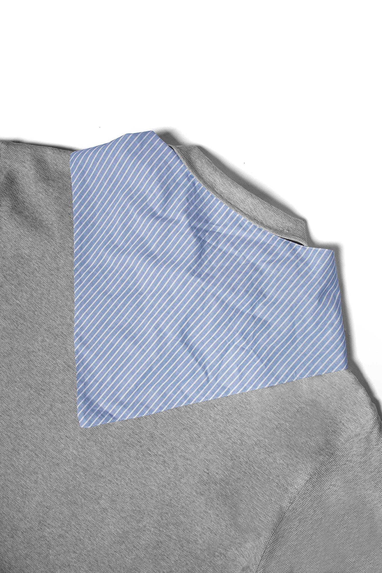 RELABEL Striped Sailor Collar Tie Sweatshirt, premium urban and streetwear designers apparel on PROJECTISR.com, RELABEL