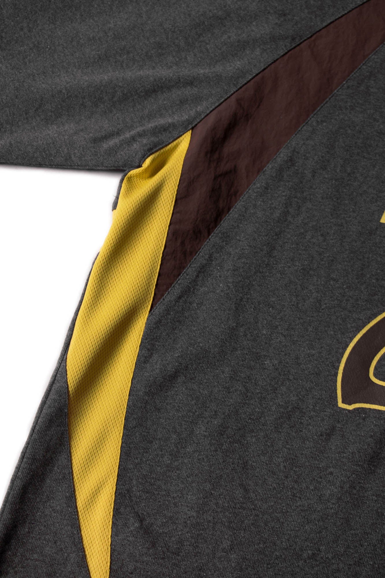 RELABEL No.21 Spliced Layered Long-Sleeve Tee, premium urban and streetwear designers apparel on PROJECTISR.com, RELABEL